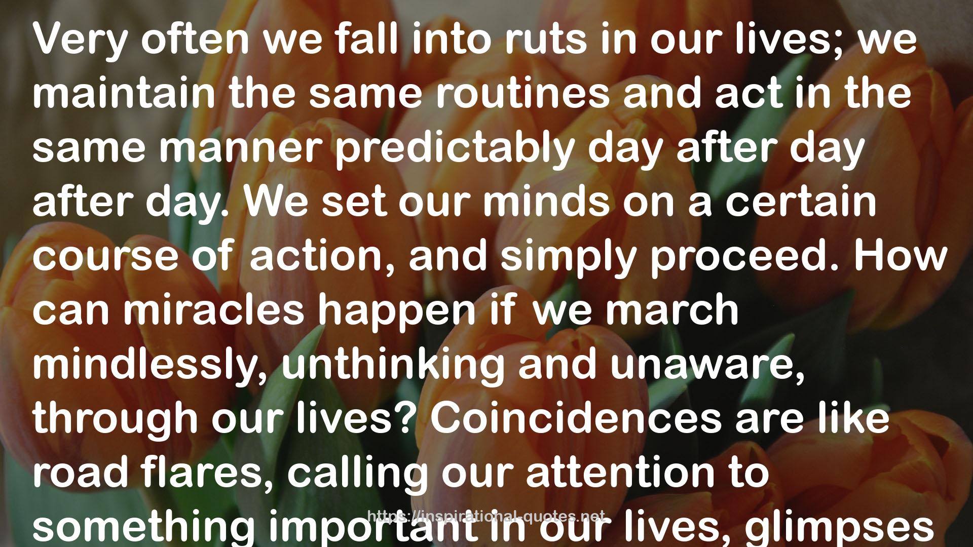 The Spontaneous Fulfillment of Desire: Harnessing the Infinite Power of Coincidence QUOTES