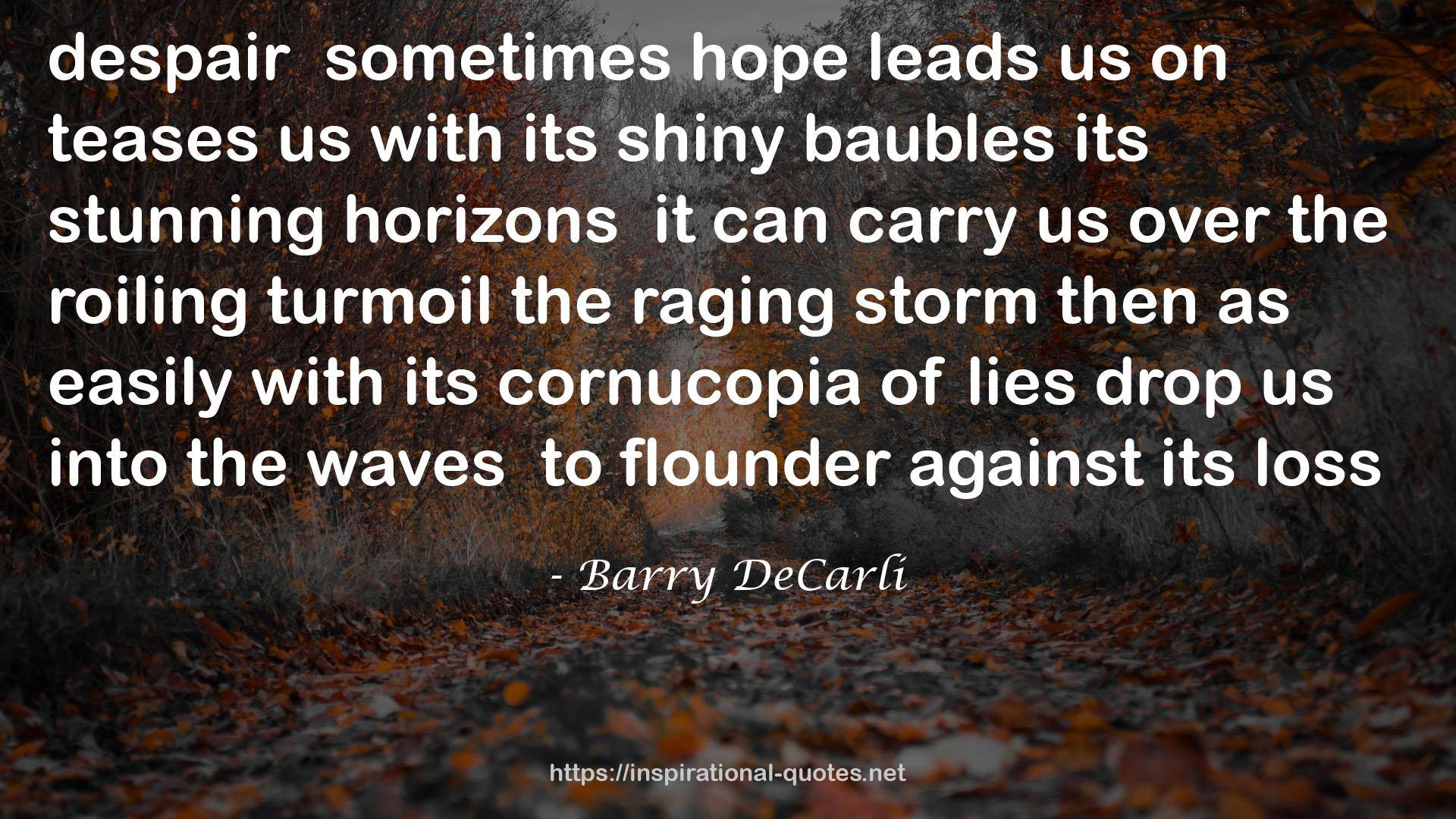 Barry DeCarli QUOTES