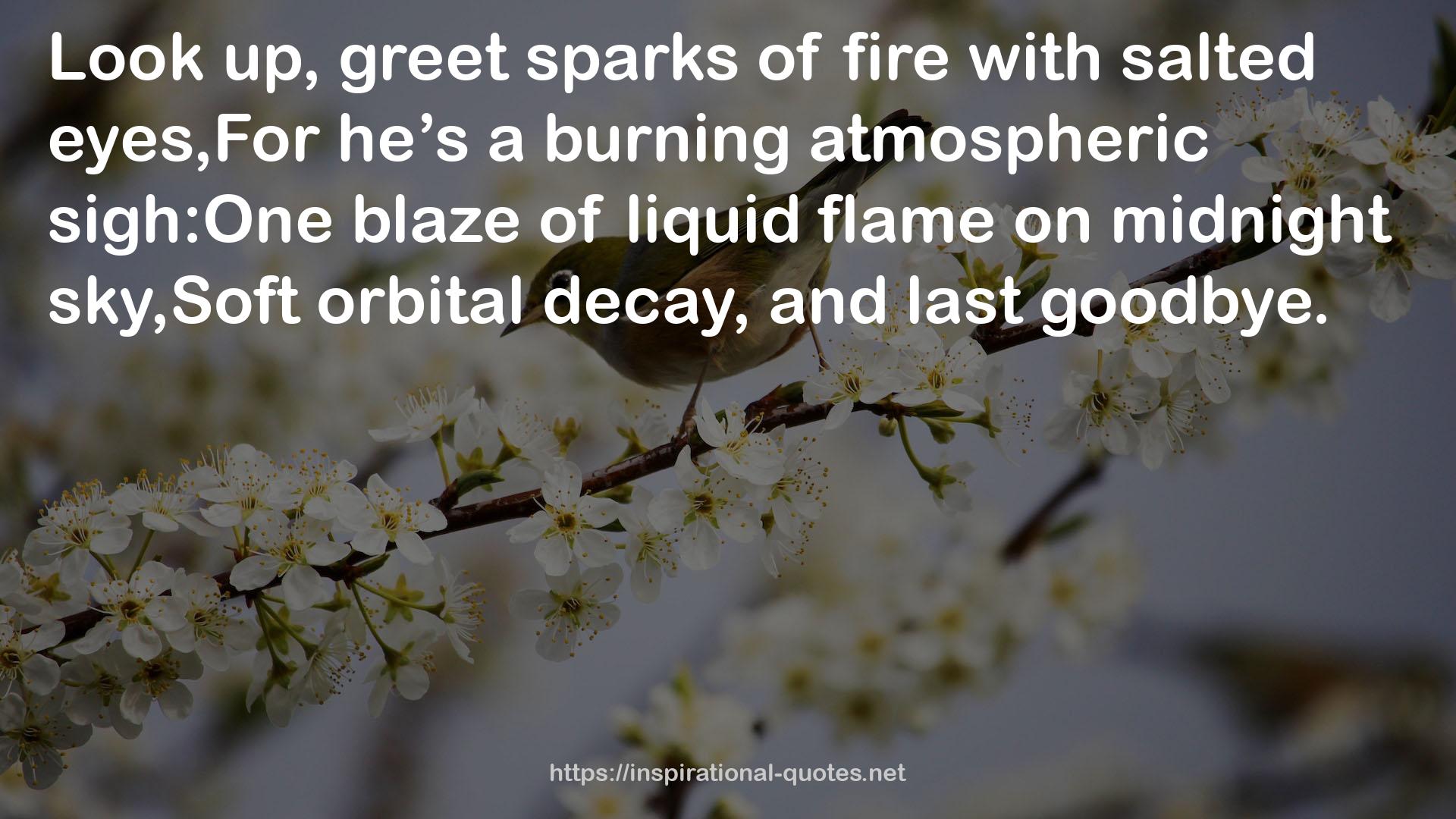 liquid flame  QUOTES