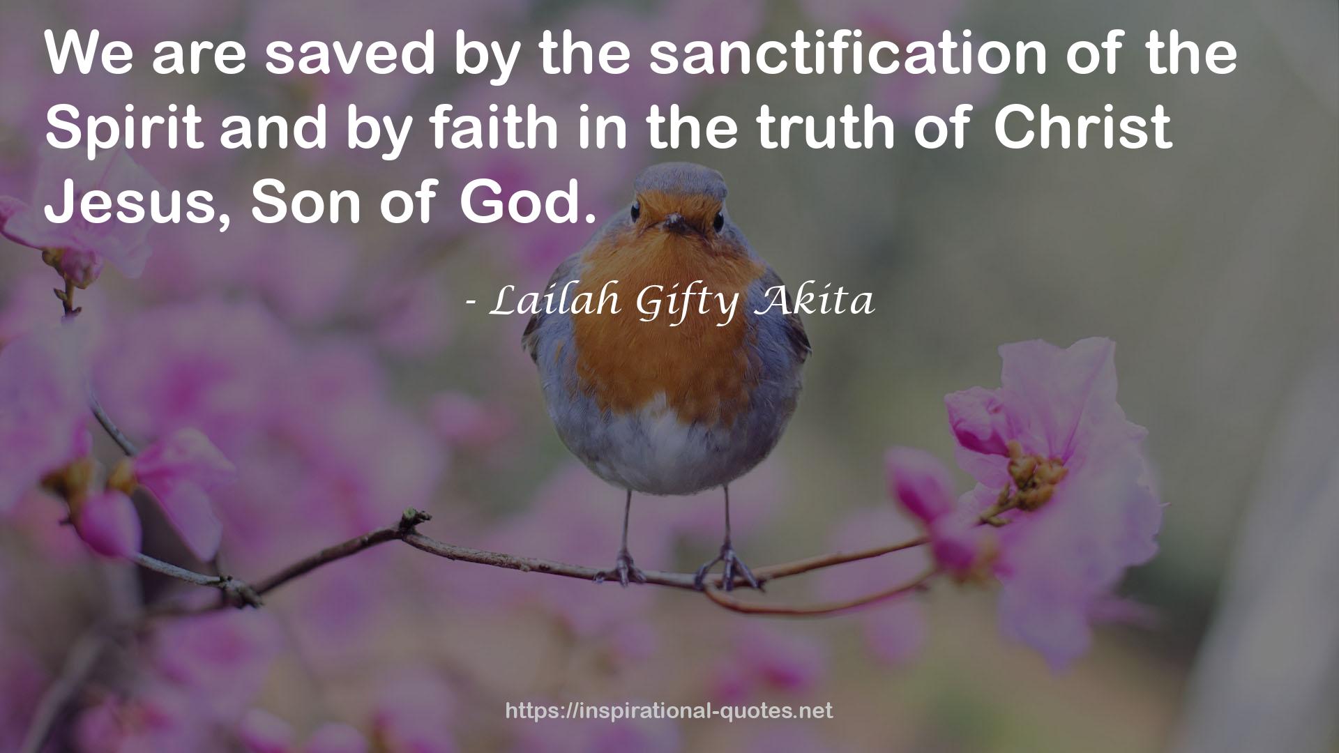 sanctification  QUOTES