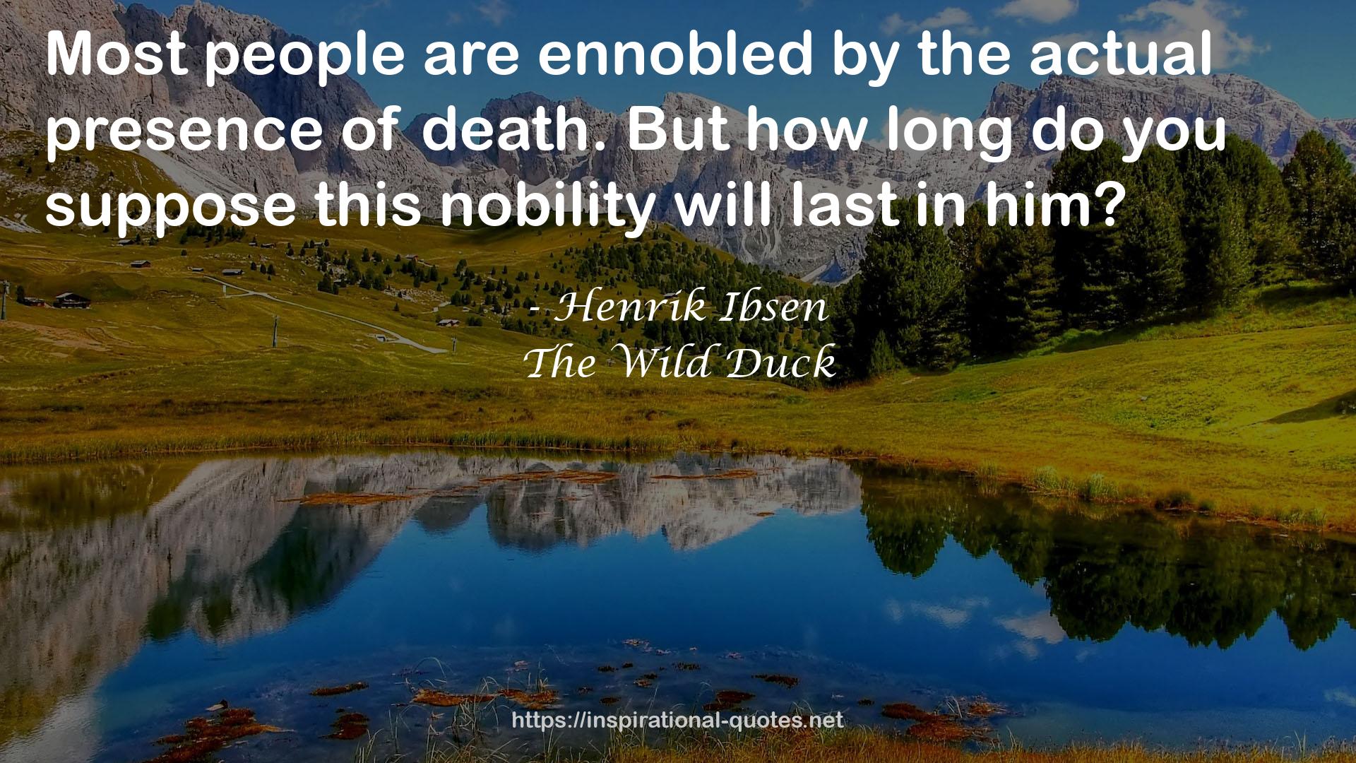 The Wild Duck QUOTES