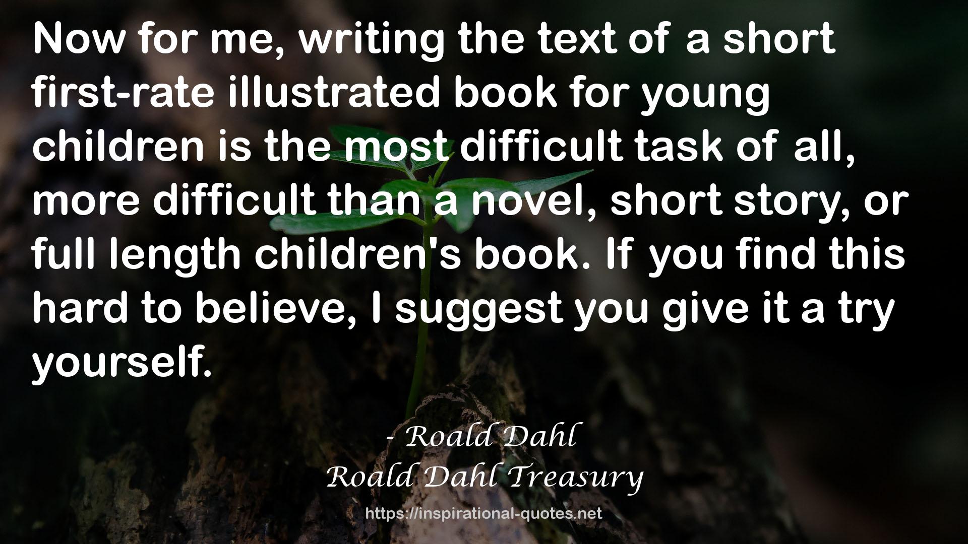 Roald Dahl Treasury QUOTES