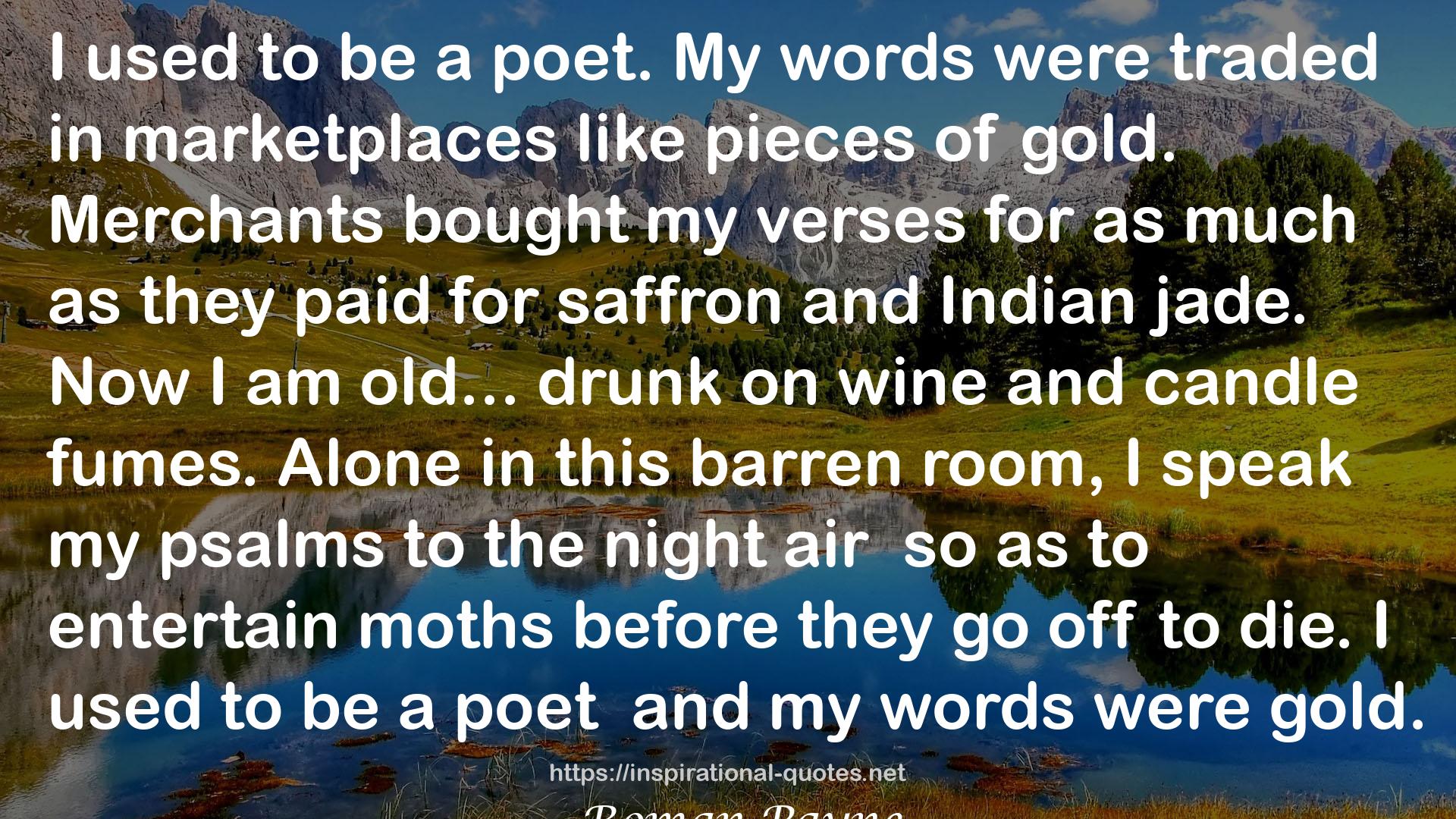 a poet  QUOTES