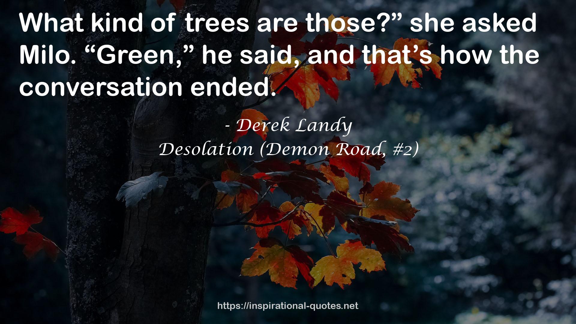 Desolation (Demon Road, #2) QUOTES