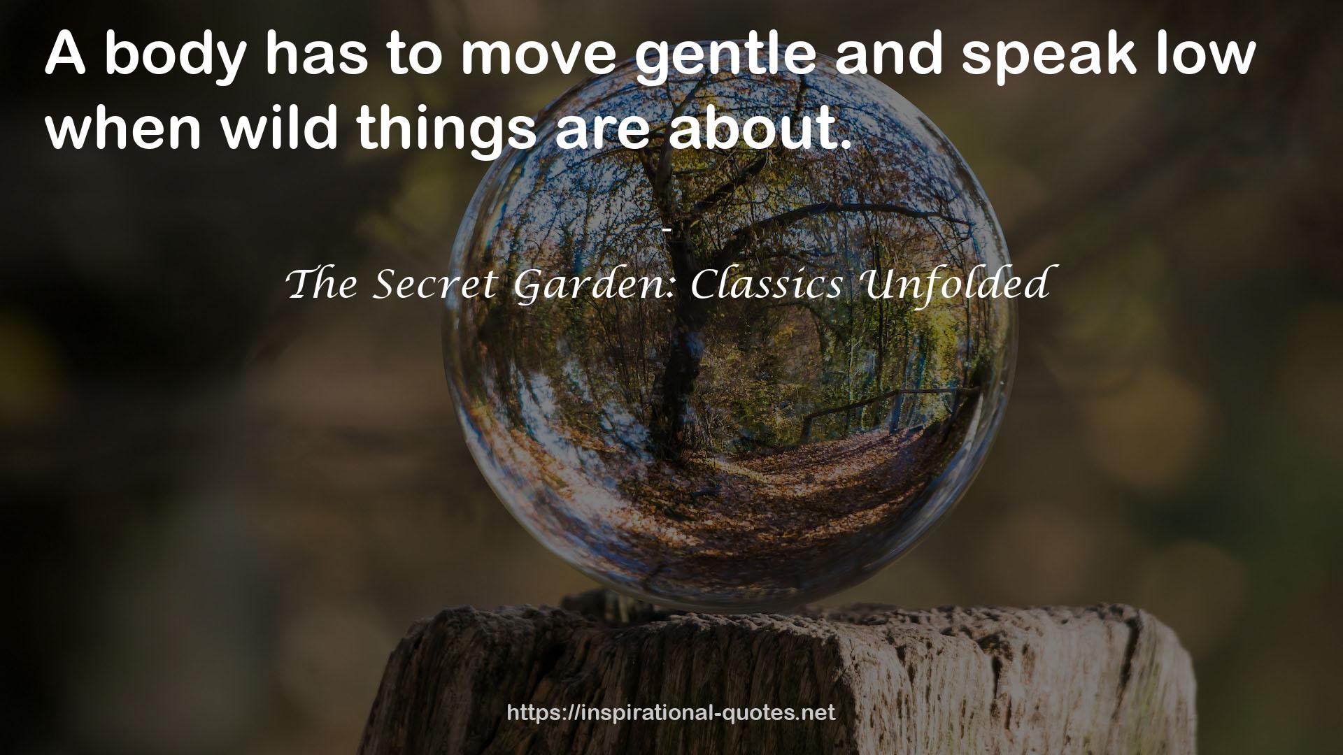 The Secret Garden: Classics Unfolded QUOTES