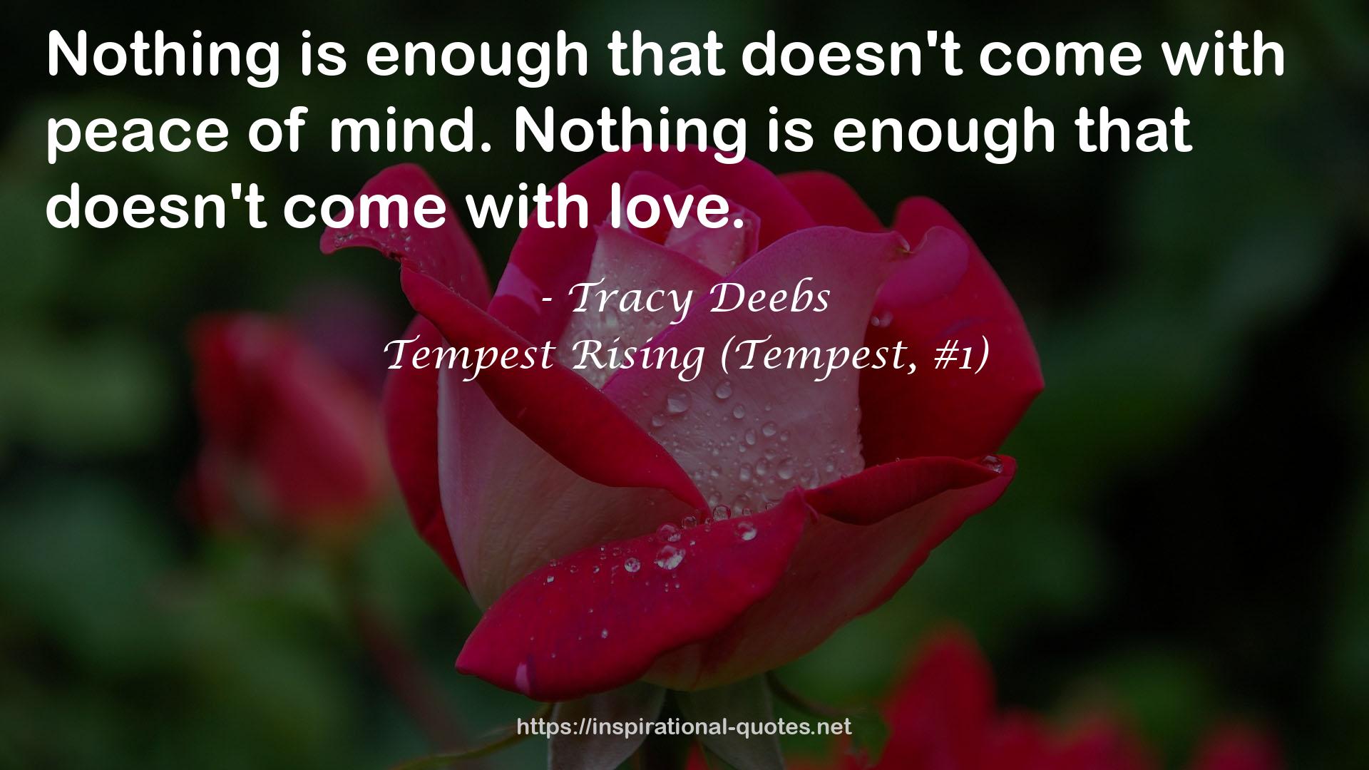 Tempest Rising (Tempest, #1) QUOTES