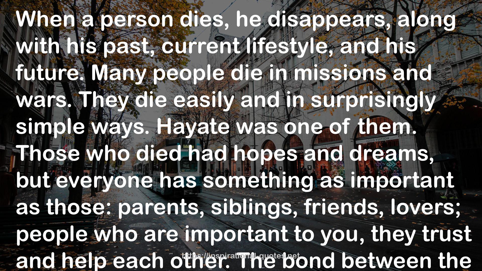 Hayate  QUOTES