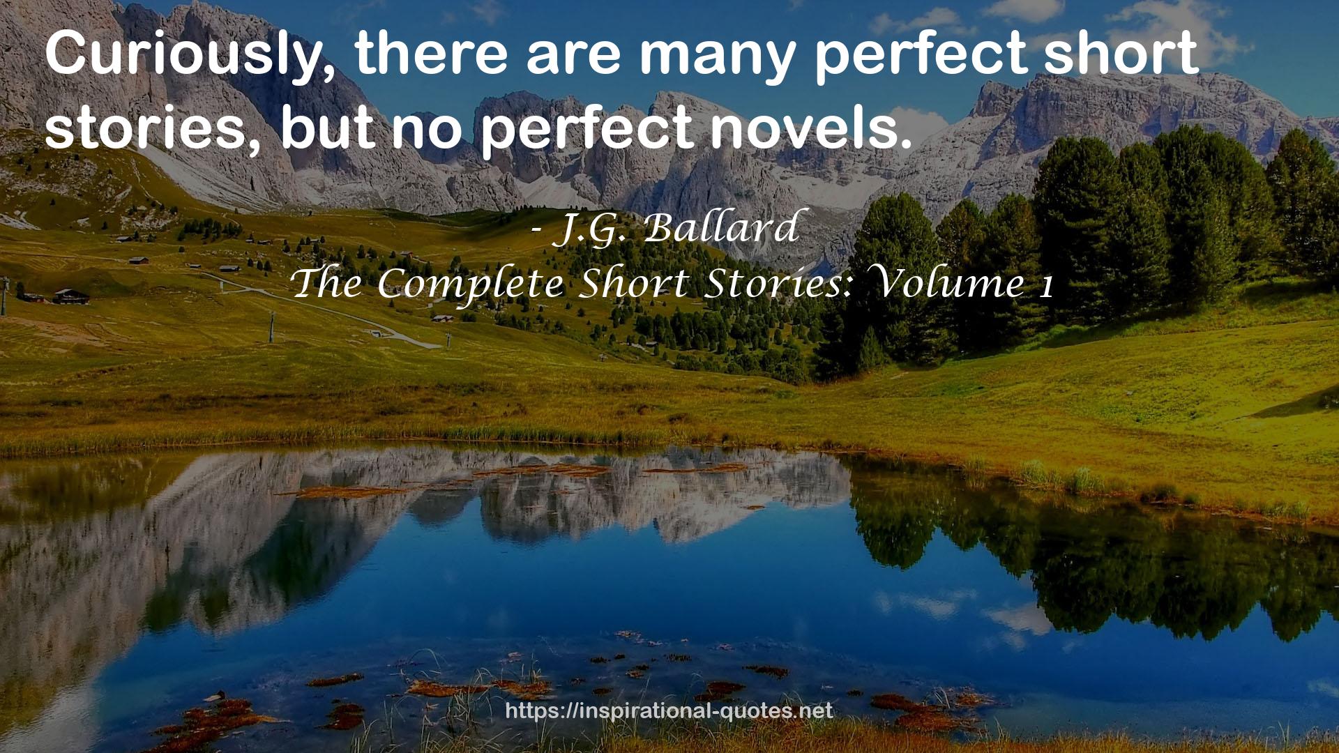 The Complete Short Stories: Volume 1 QUOTES