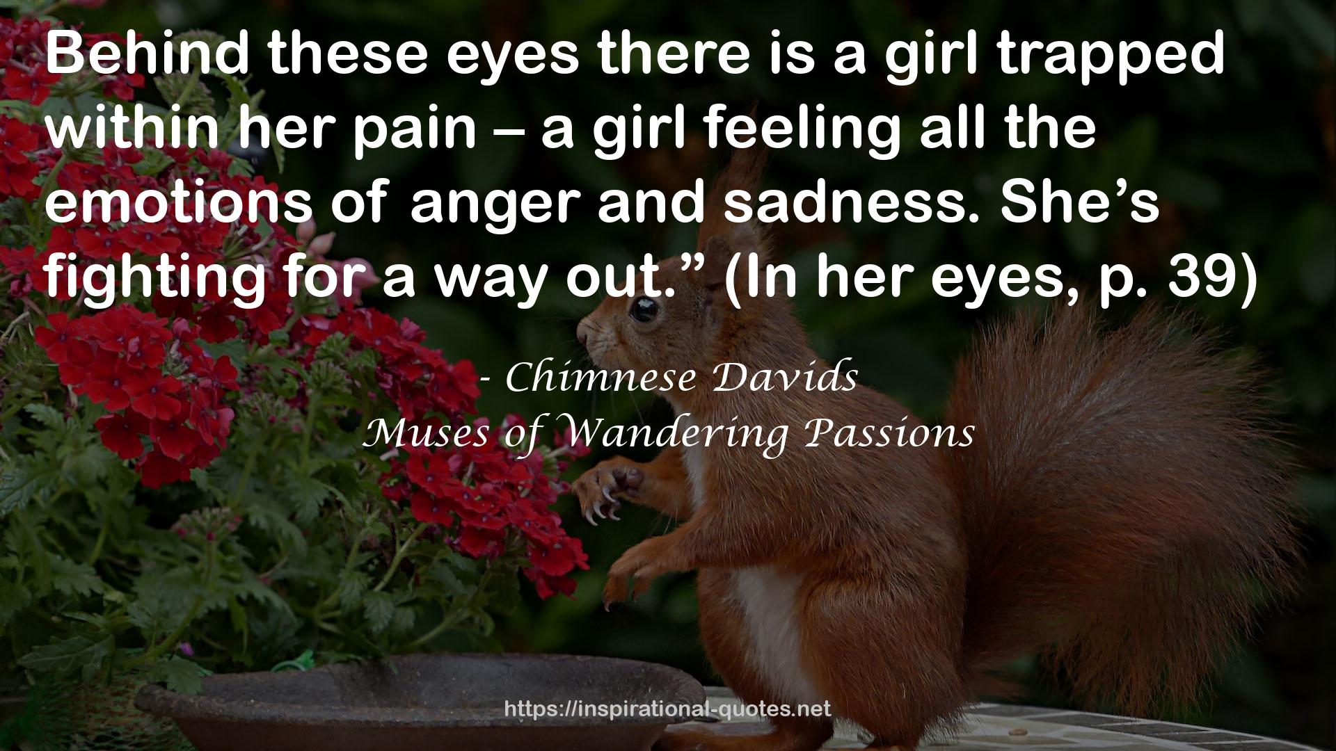 trapped withinher pain  QUOTES