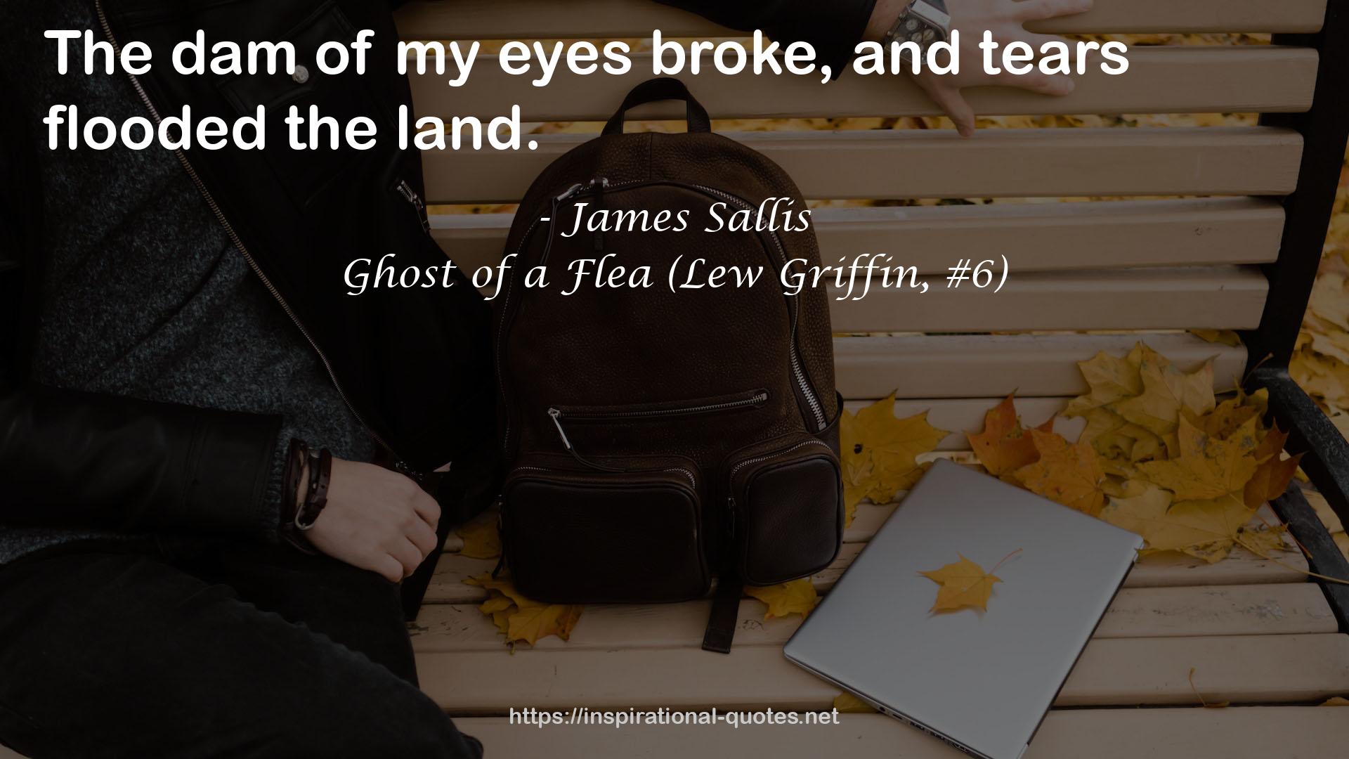 Ghost of a Flea (Lew Griffin, #6) QUOTES