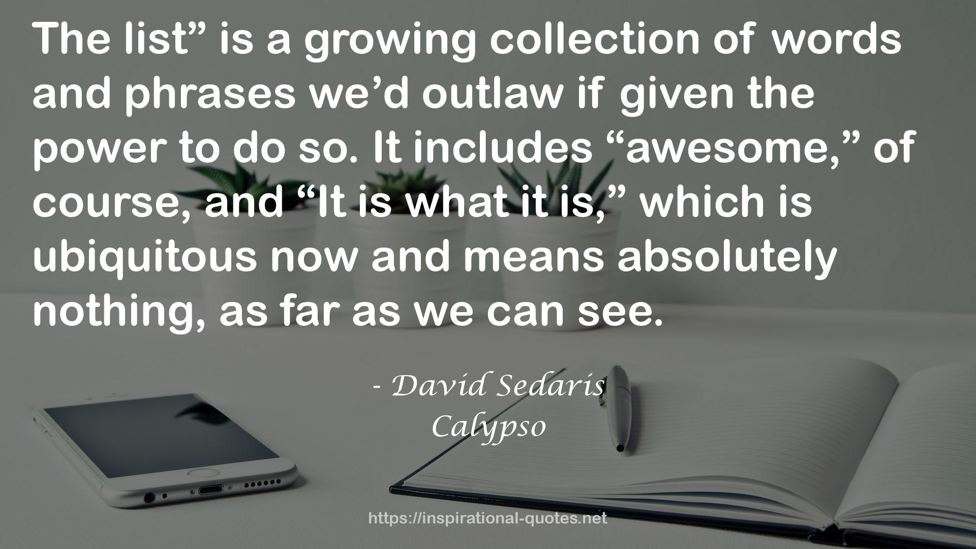 Calypso QUOTES