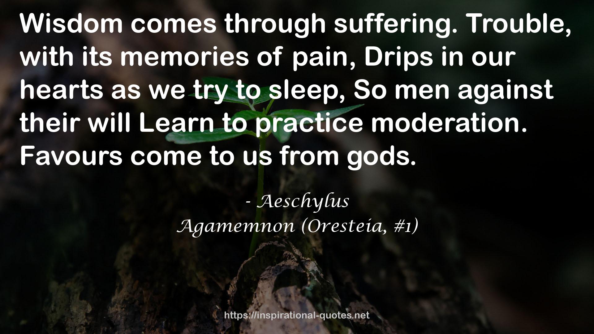 Agamemnon (Oresteia, #1) QUOTES