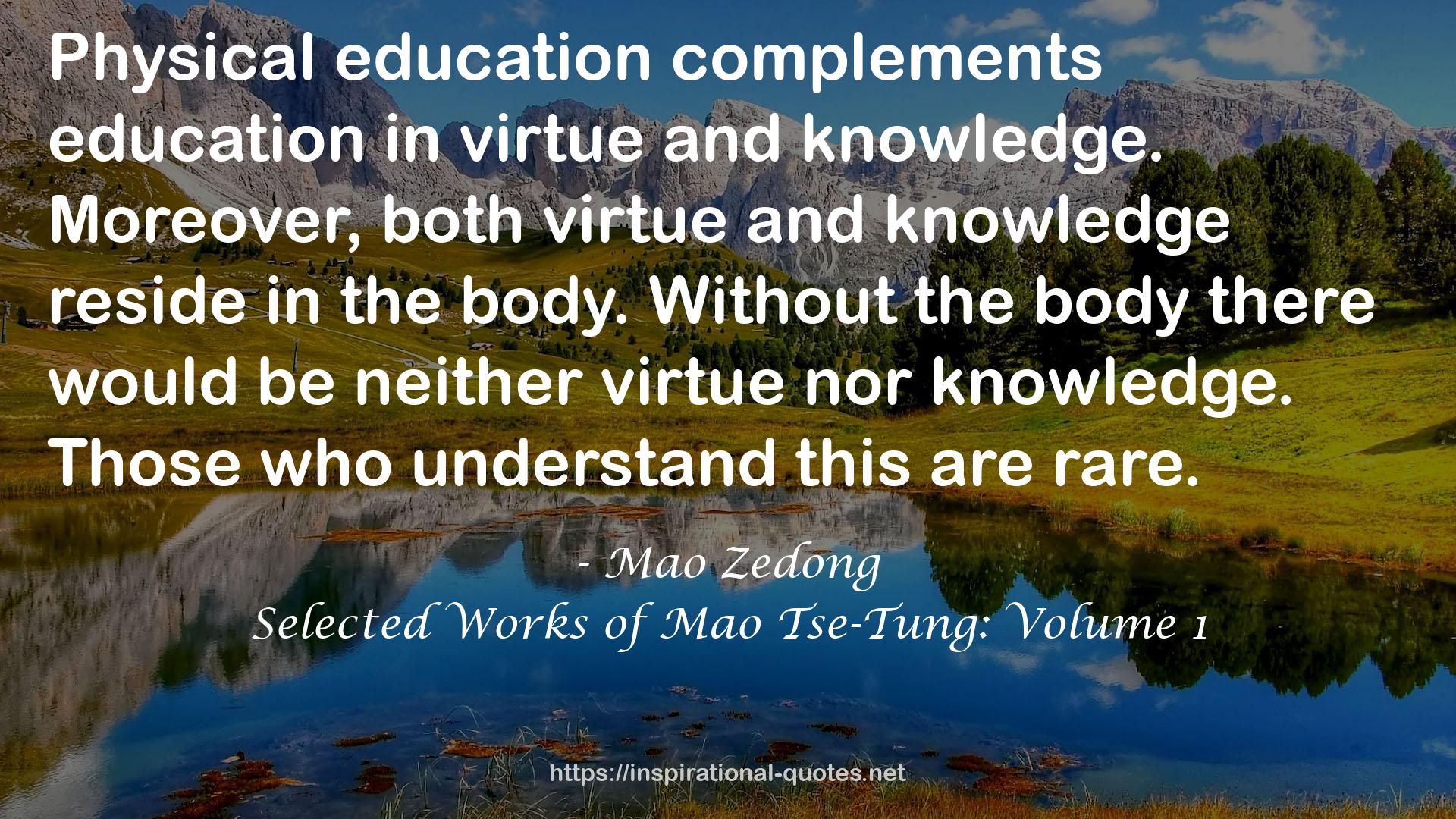 Selected Works of Mao Tse-Tung: Volume 1 QUOTES