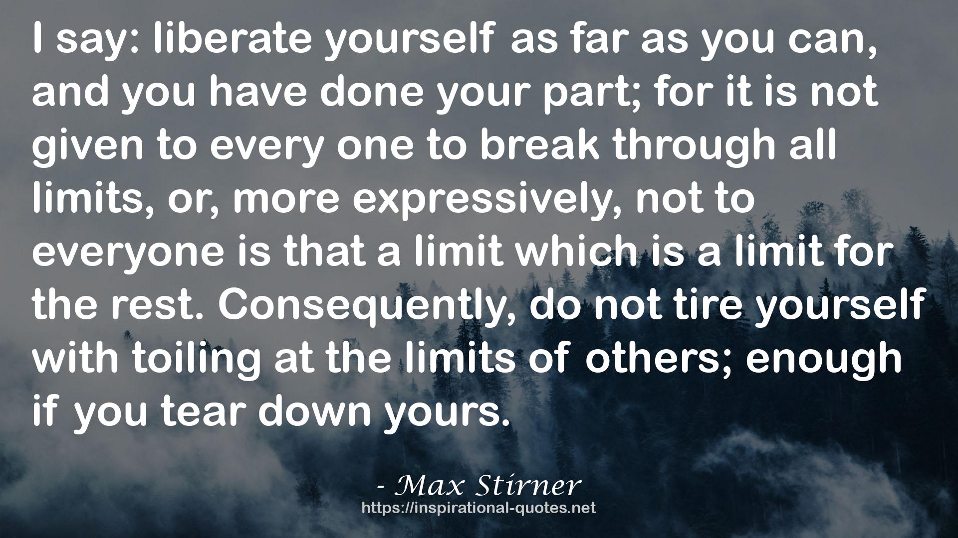 Max Stirner QUOTES