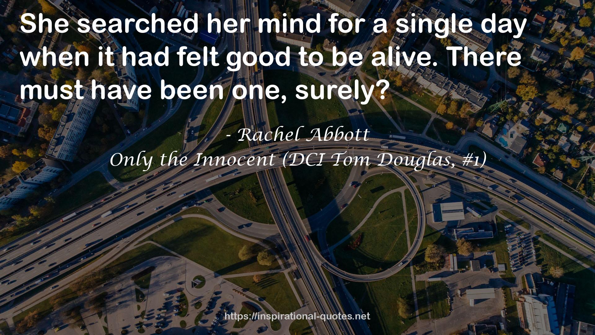 Only the Innocent (DCI Tom Douglas, #1) QUOTES
