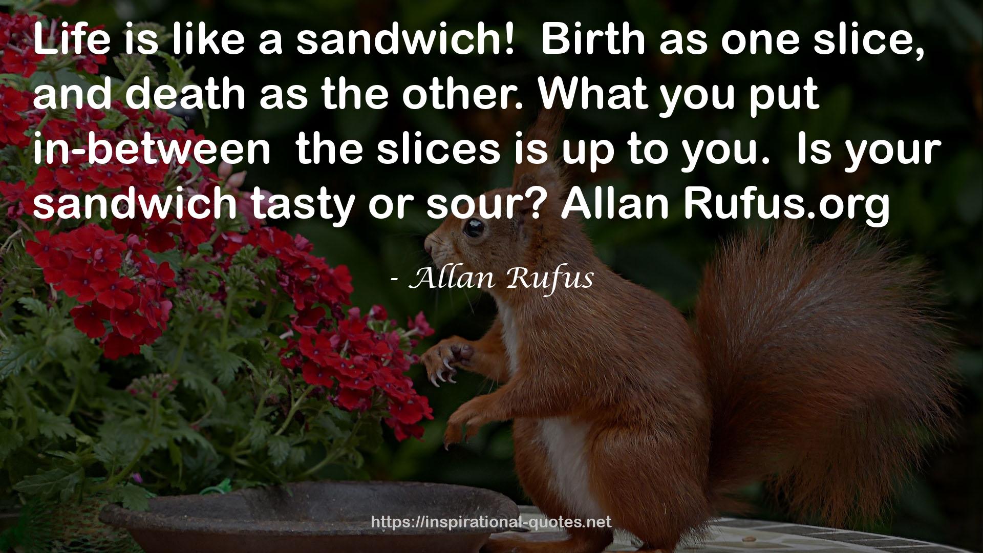 sandwich!Birth  QUOTES