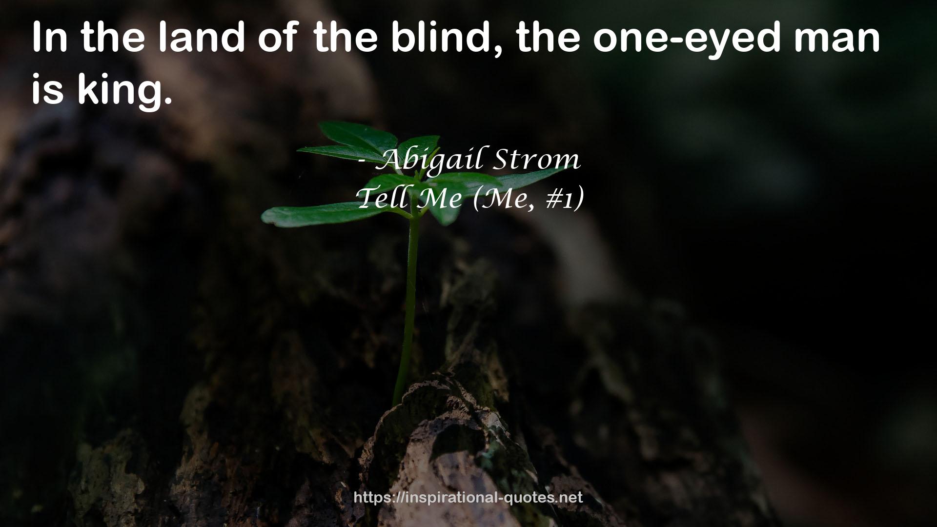 the one-eyed man  QUOTES