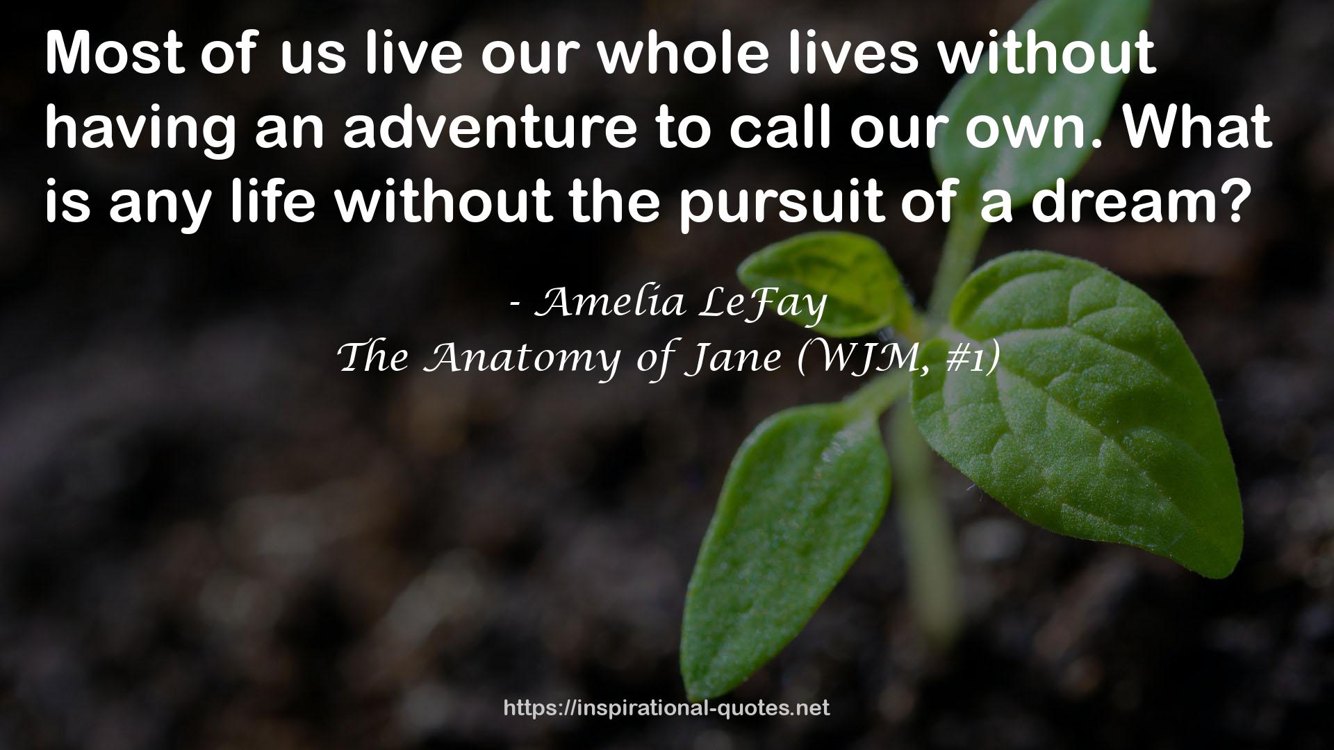 The Anatomy of Jane (WJM, #1) QUOTES