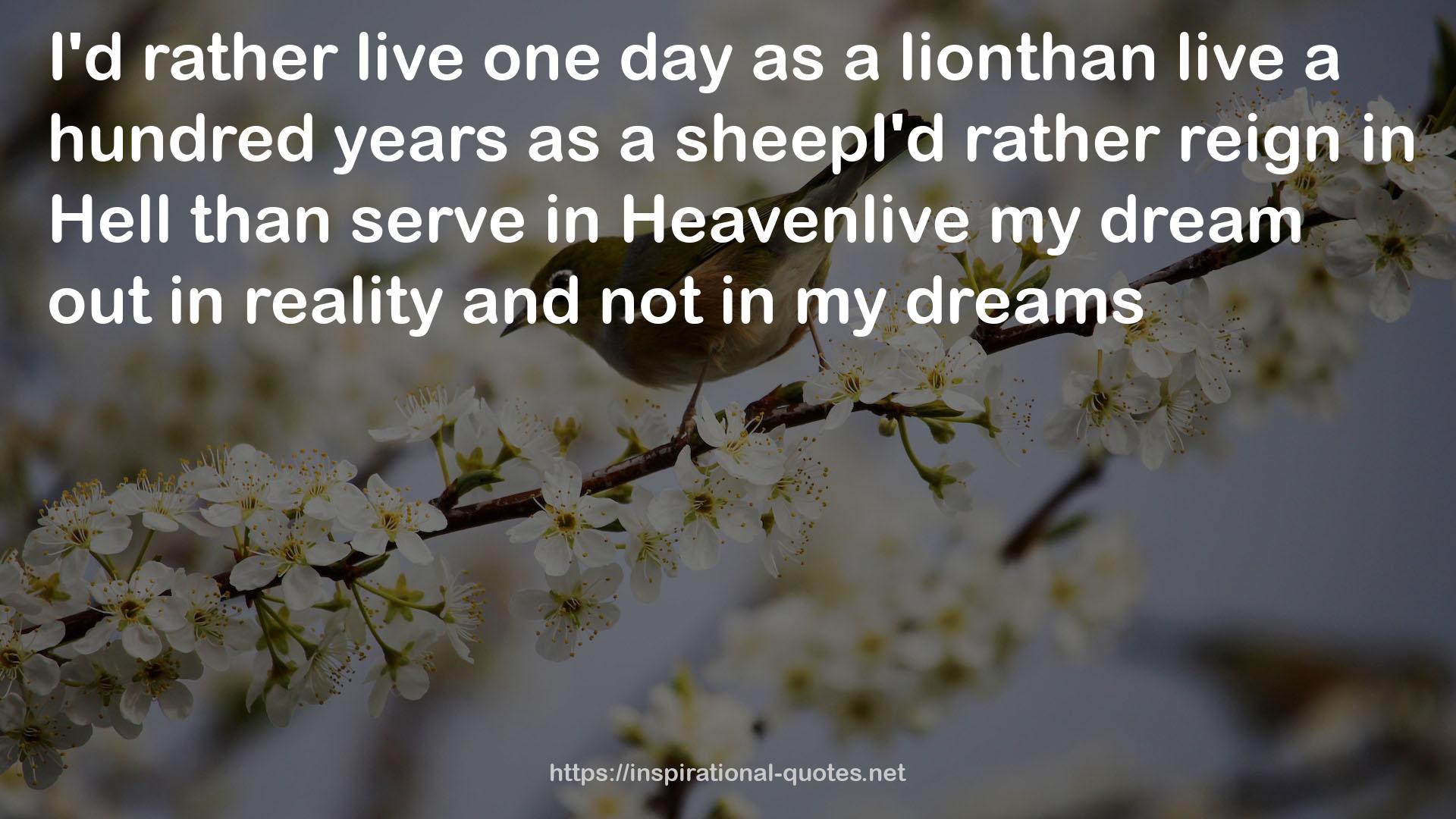 a sheepI'd  QUOTES