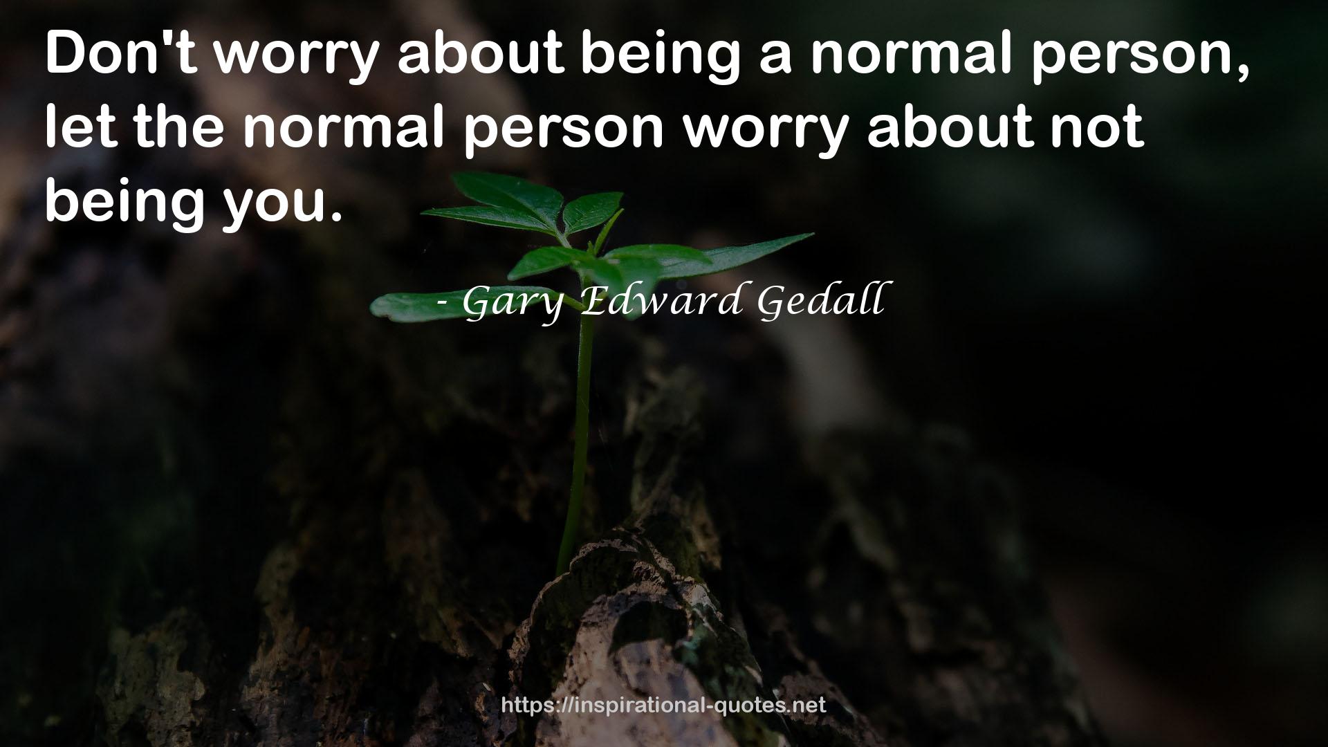 the normal person  QUOTES