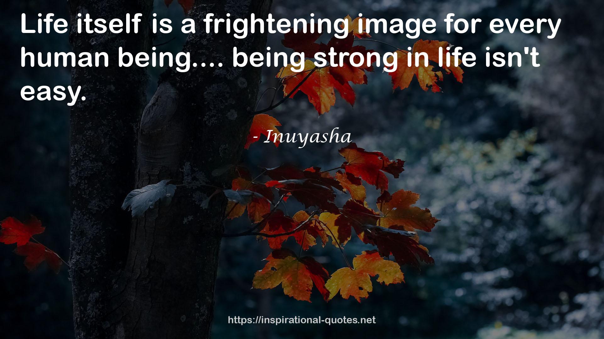 a frightening image  QUOTES