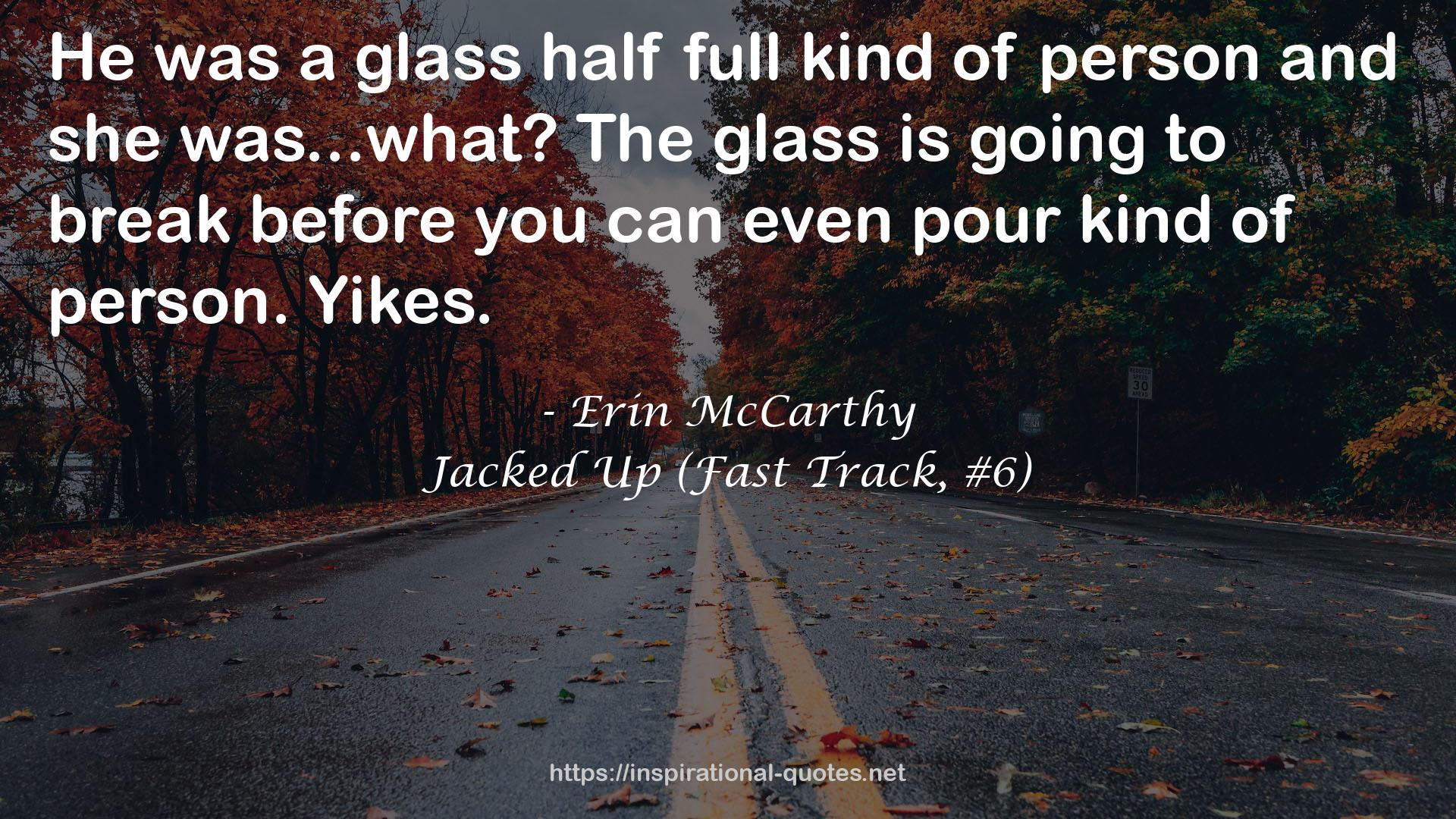 a glass half  QUOTES