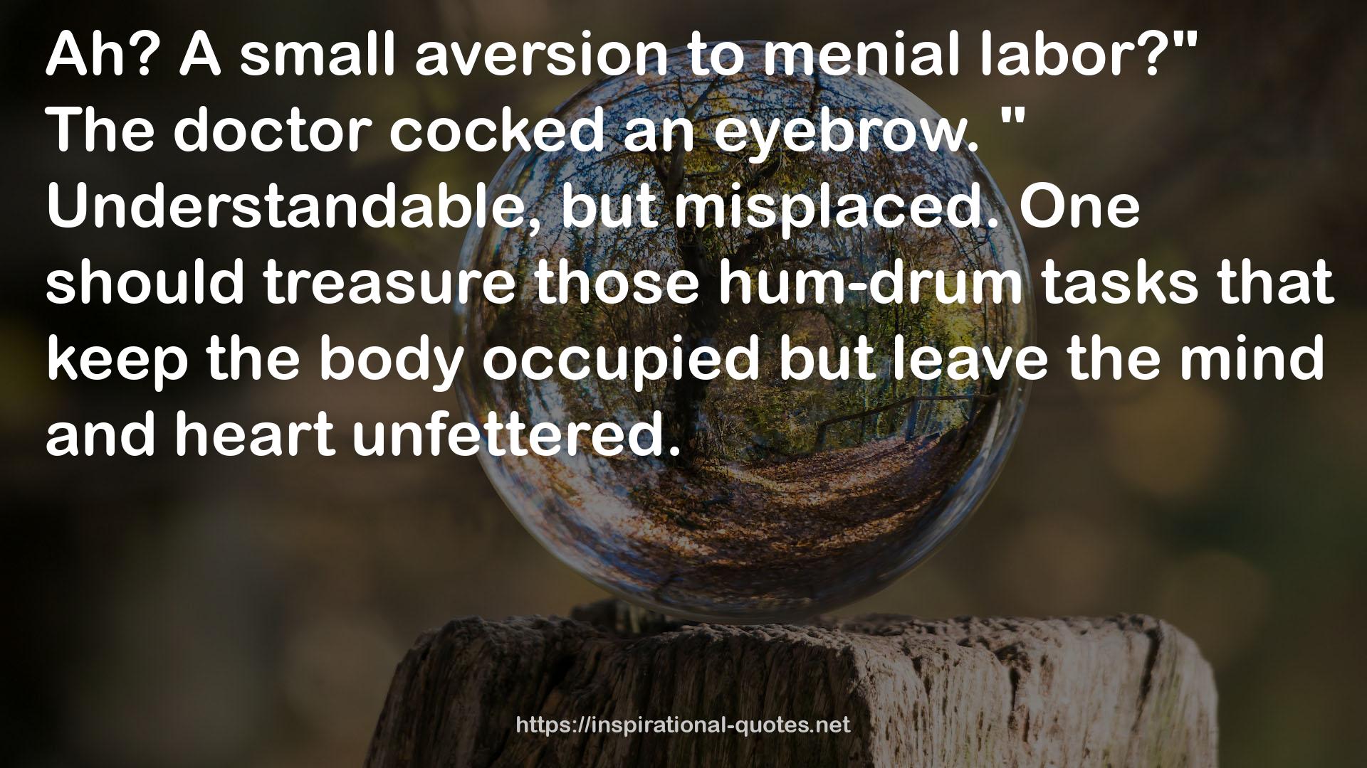 A small aversion  QUOTES