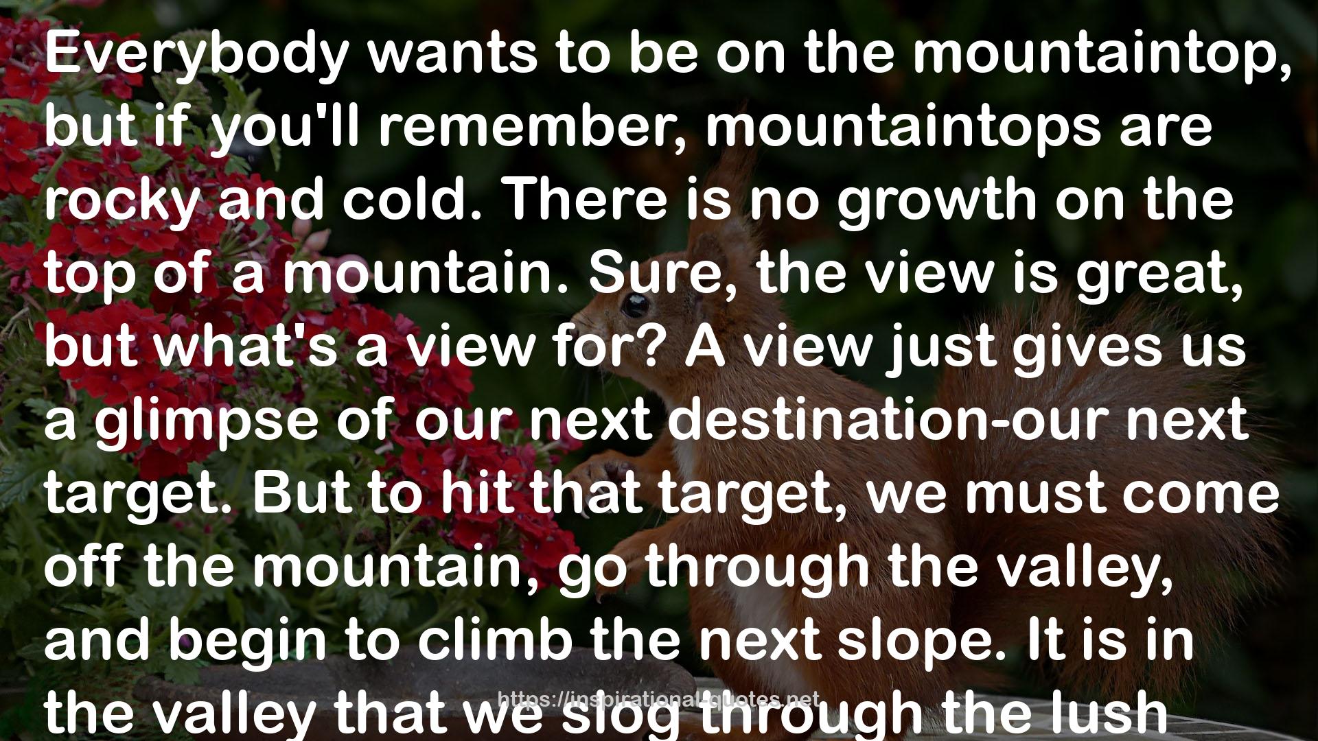 mountaintops  QUOTES