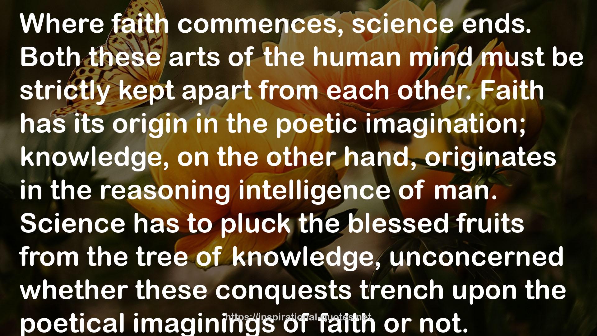 The History Of Creation V1: Or The Development Of The Earth And Its Inhabitants By The Action Of Natural Causes QUOTES