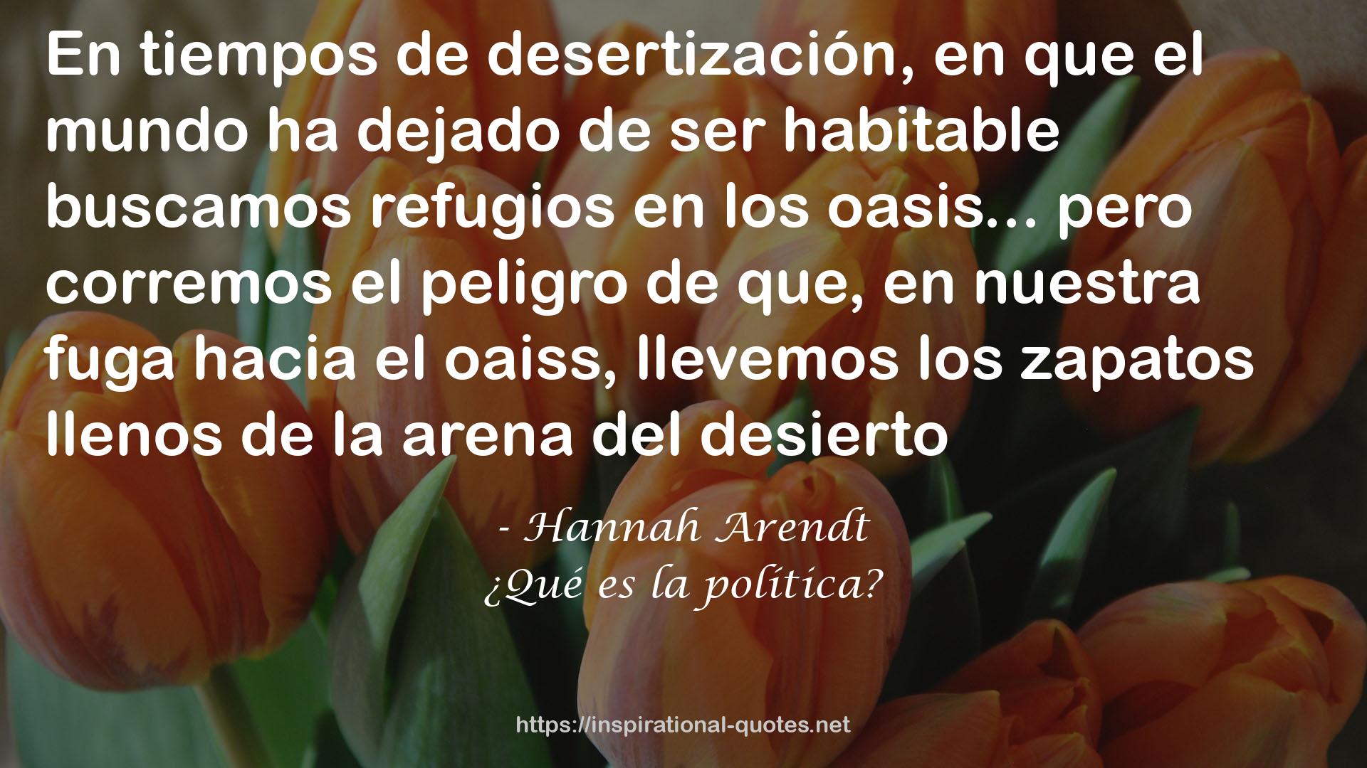 ¿Qué es la política? QUOTES