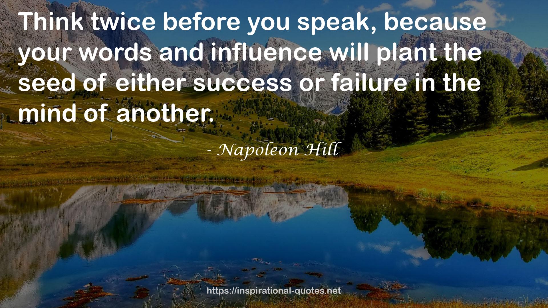 Napoleon Hill QUOTES