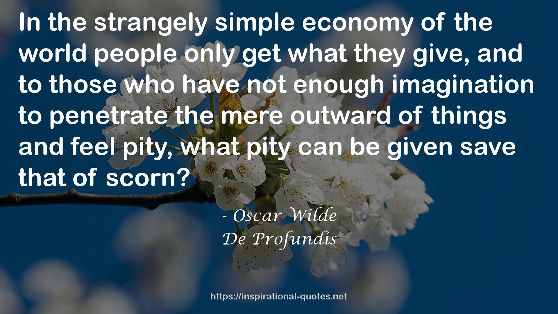 the strangely simple economy  QUOTES
