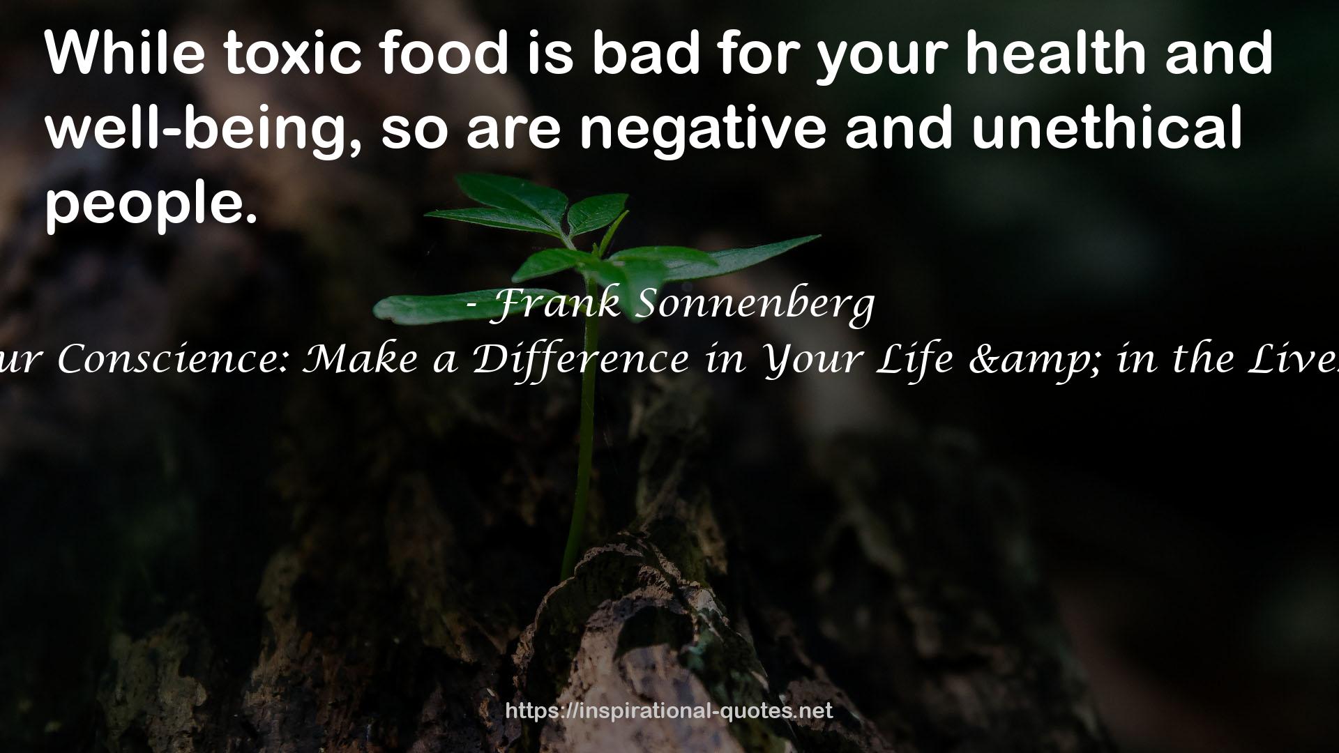 toxic food  QUOTES