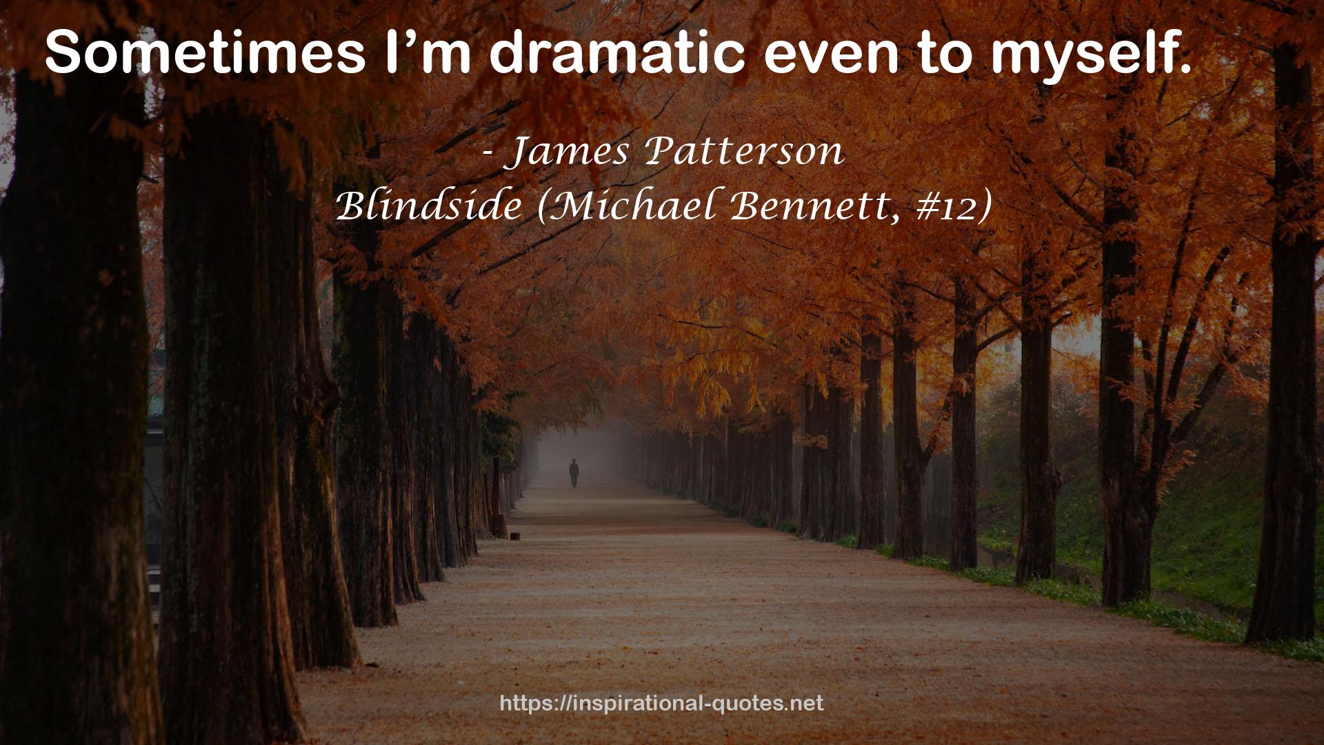 Blindside (Michael Bennett, #12) QUOTES