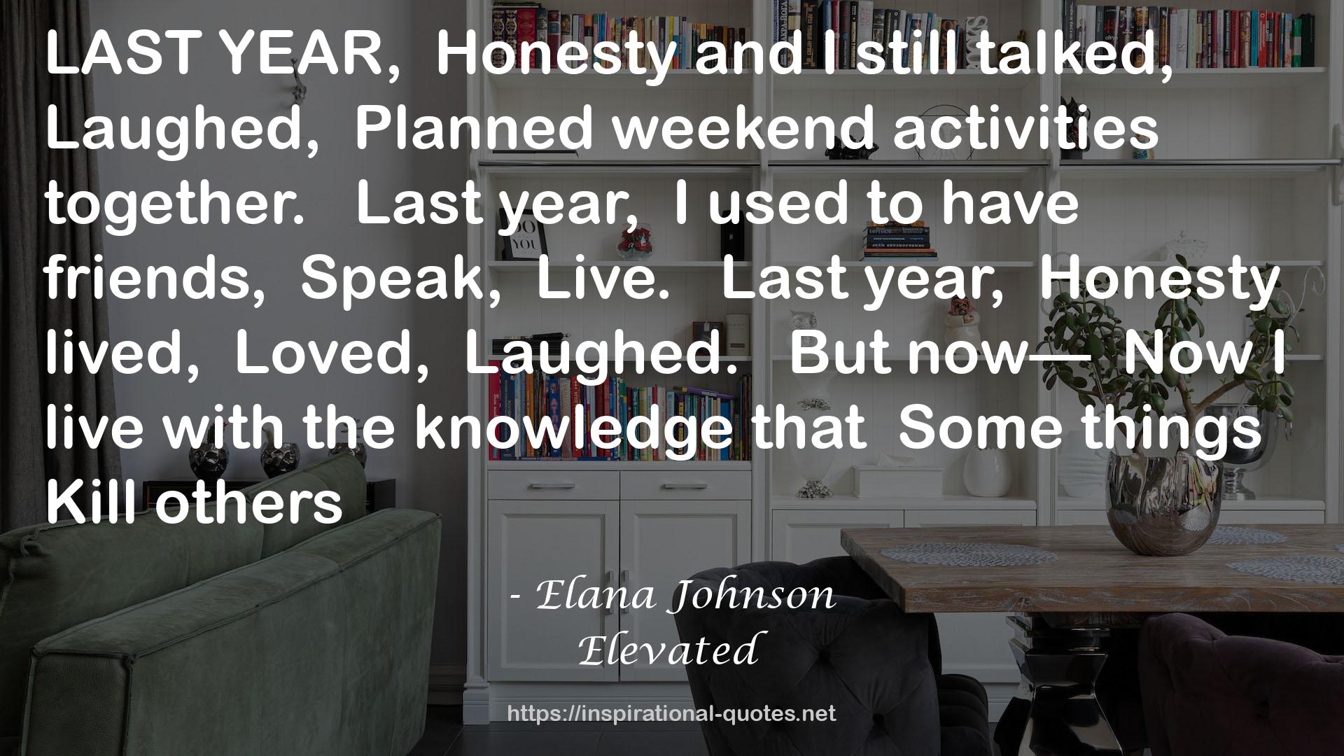 Elana Johnson QUOTES