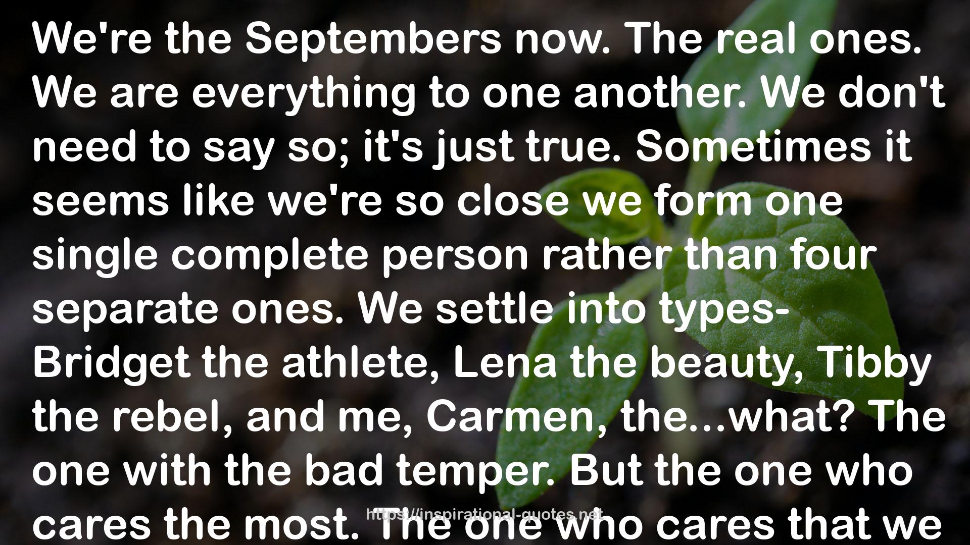 the Septembers  QUOTES