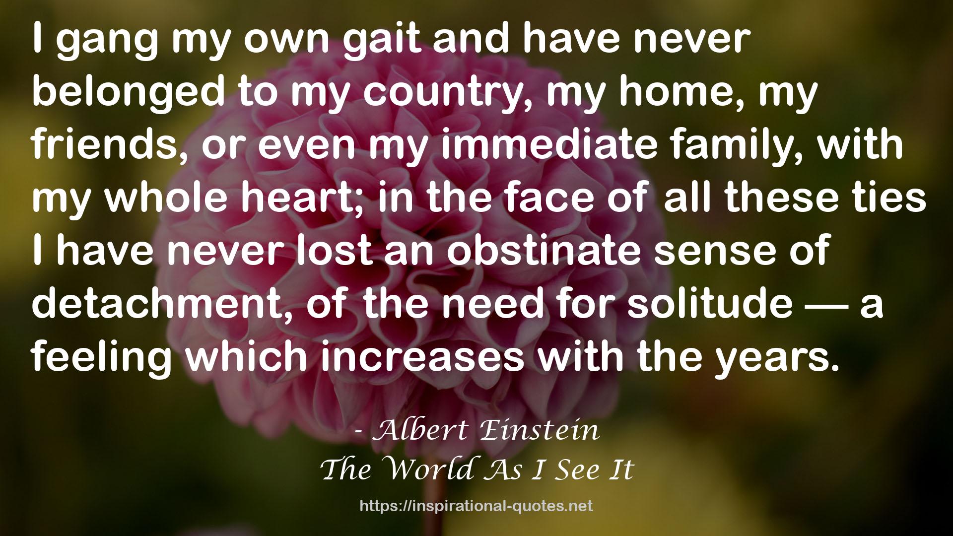 an obstinate sense  QUOTES