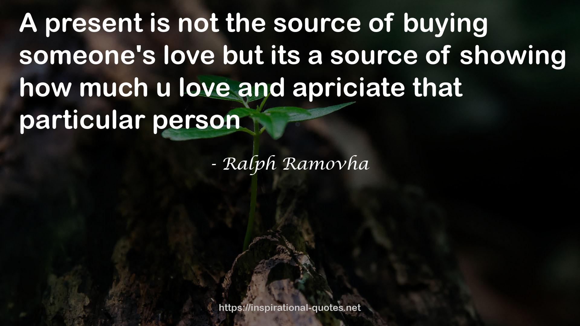 Ralph Ramovha QUOTES