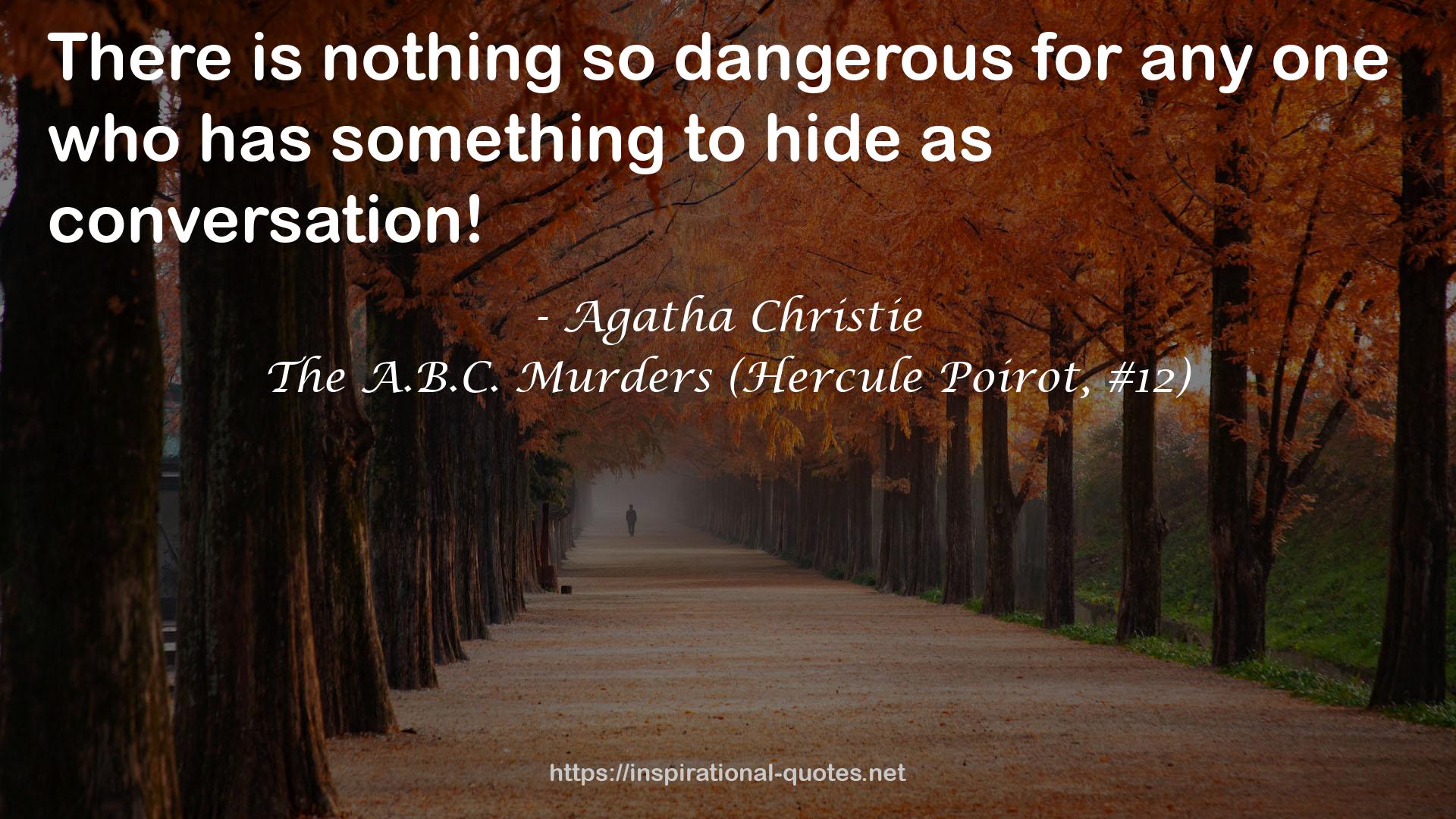 The A.B.C. Murders (Hercule Poirot, #12) QUOTES