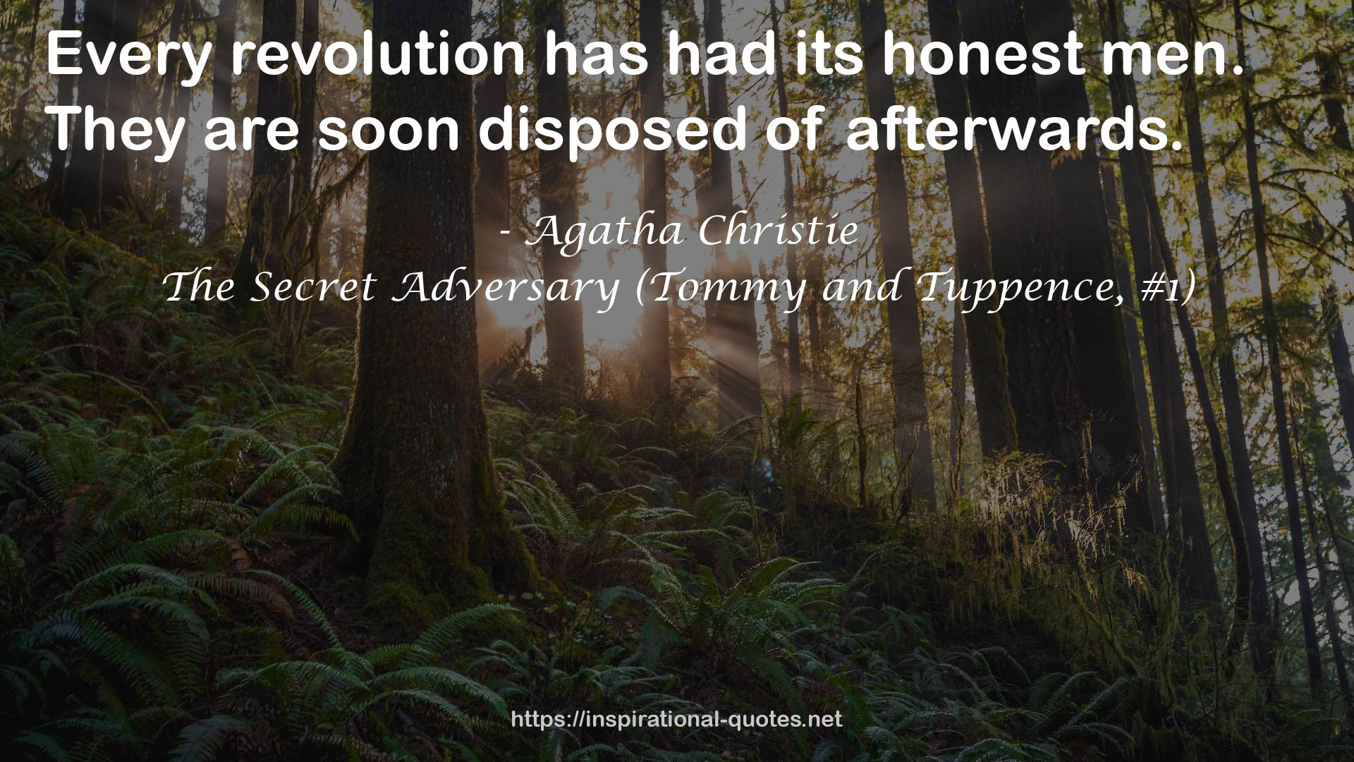 The Secret Adversary (Tommy and Tuppence, #1) QUOTES