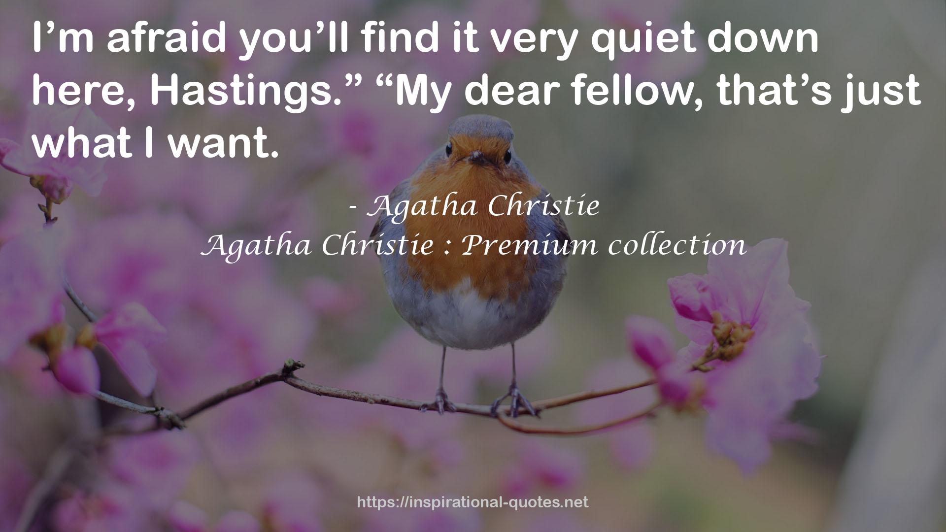 Agatha Christie : Premium collection QUOTES