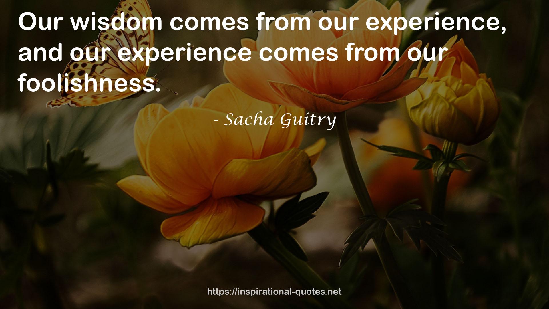 Sacha Guitry QUOTES