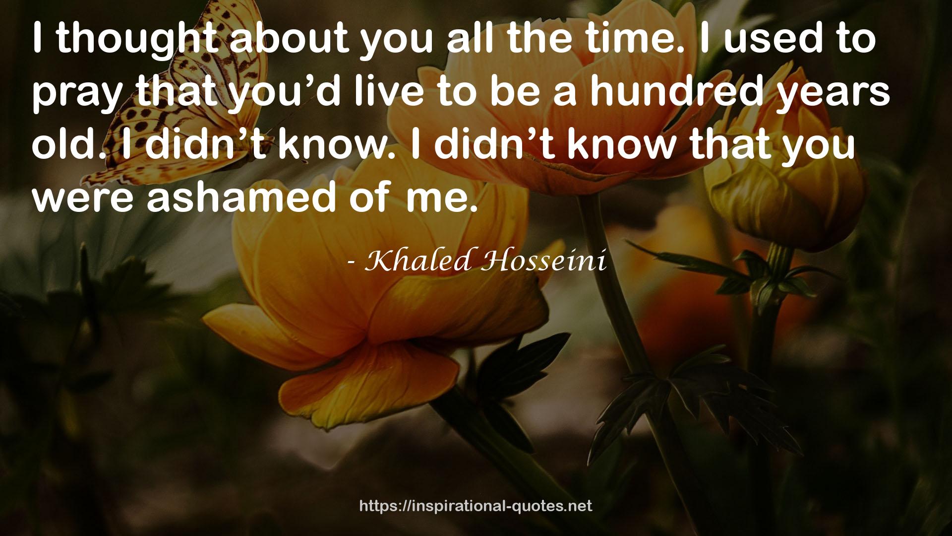 Khaled Hosseini QUOTES