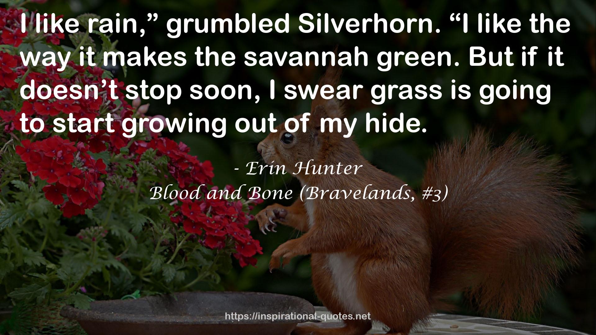 Blood and Bone (Bravelands, #3) QUOTES