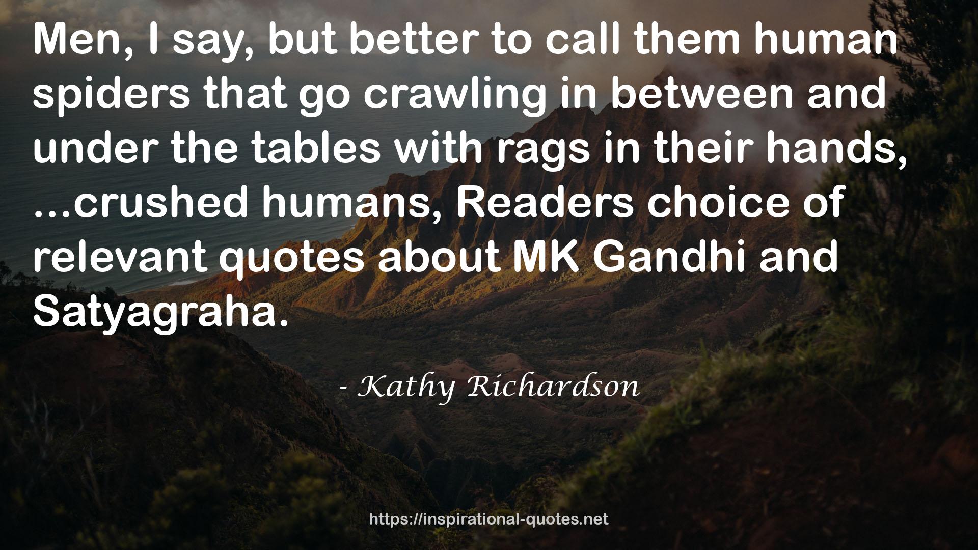 Kathy Richardson QUOTES