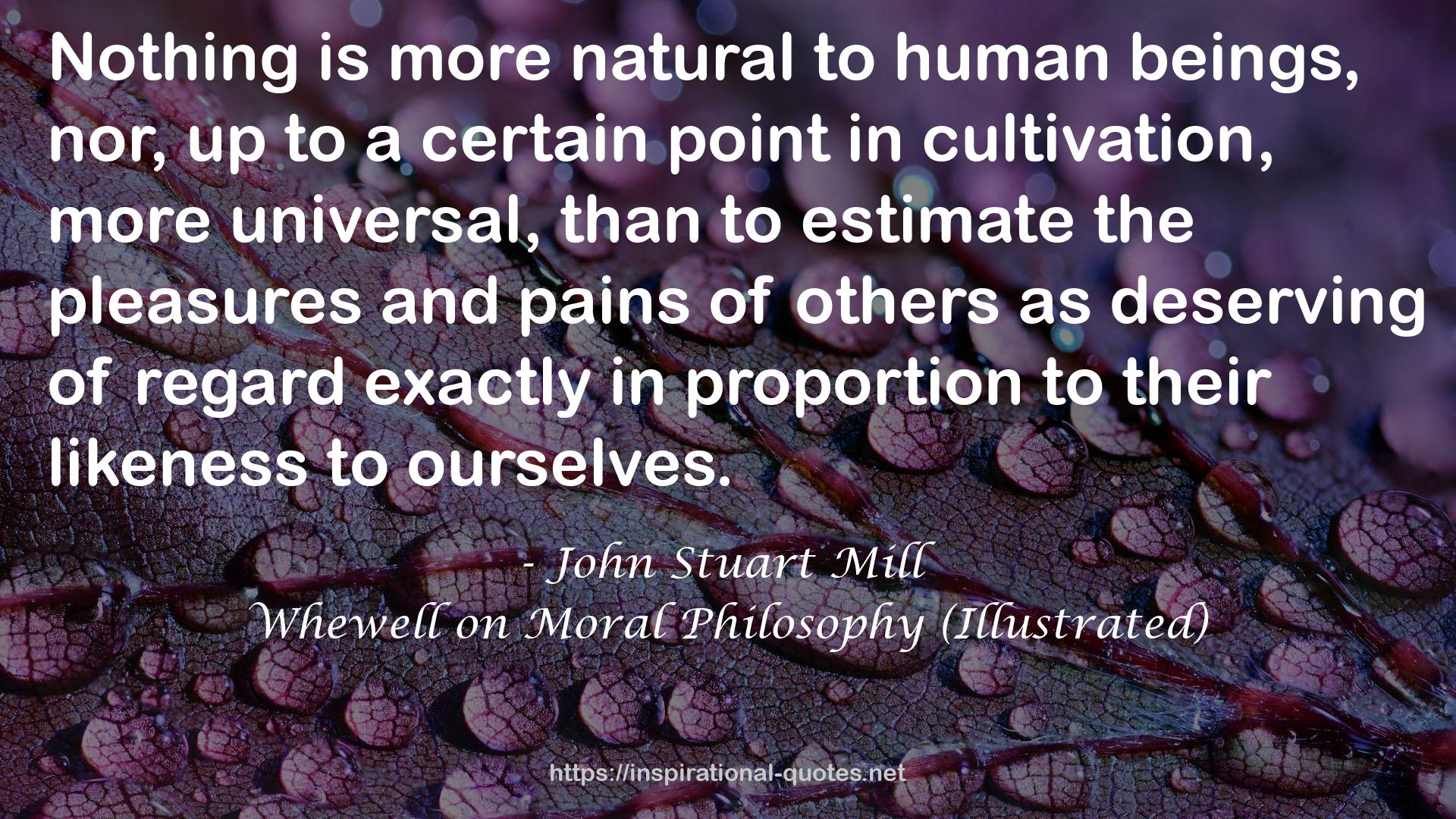 Whewell on Moral Philosophy (Illustrated) QUOTES
