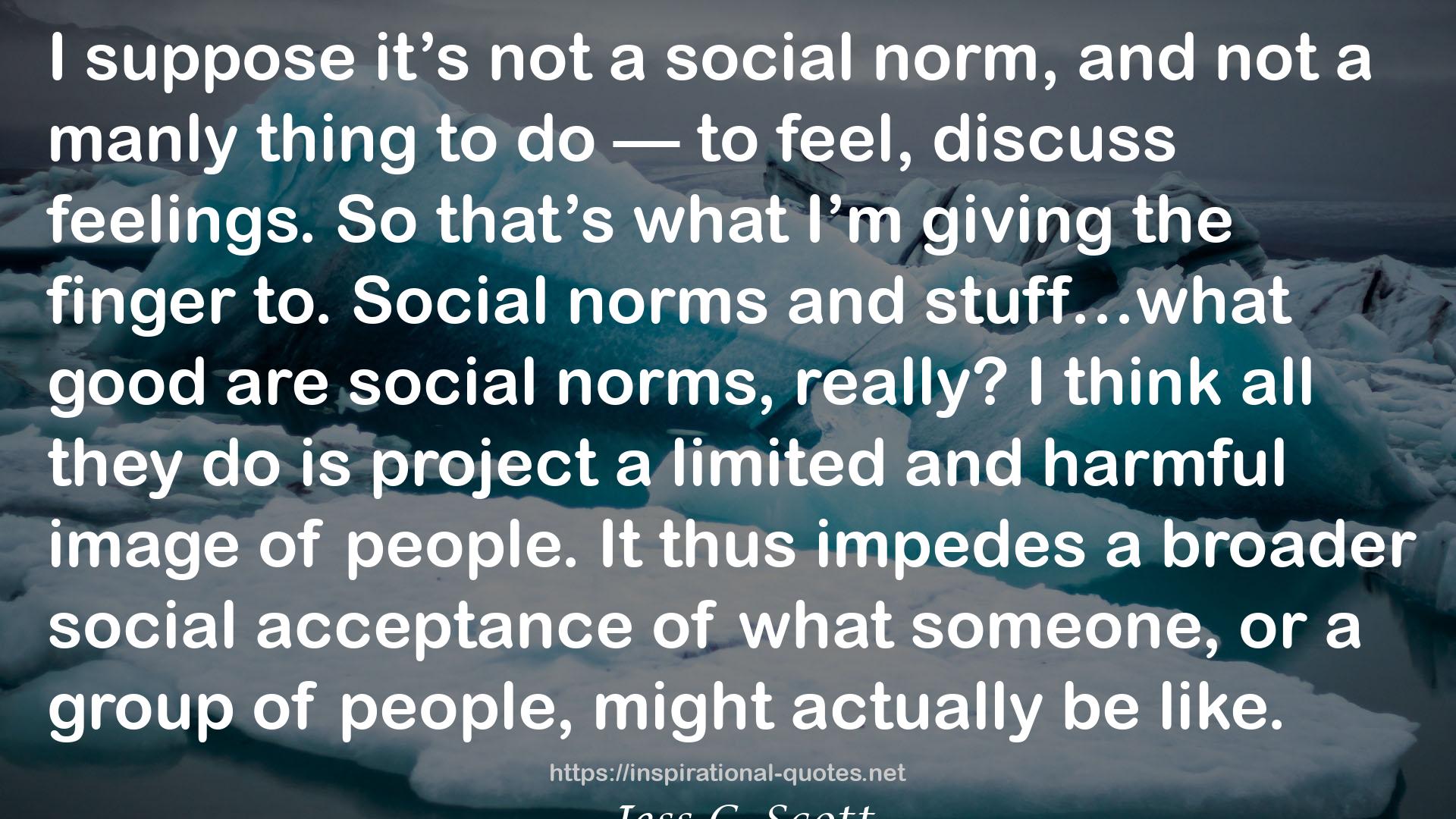 Social norms  QUOTES