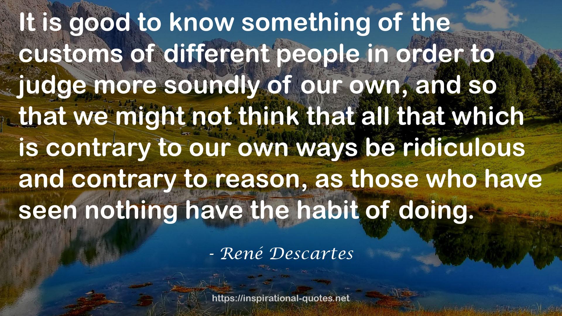 René Descartes QUOTES