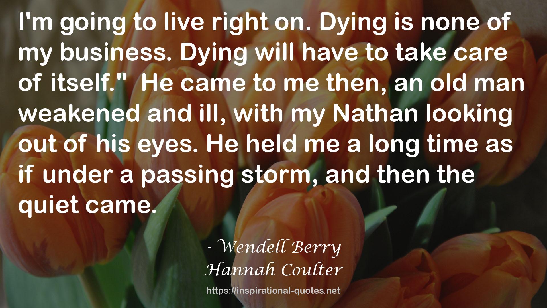 Hannah Coulter QUOTES