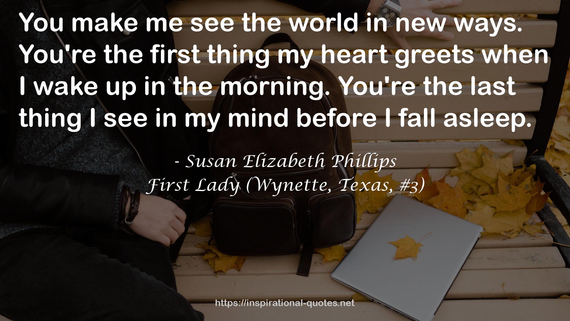 First Lady (Wynette, Texas, #3) QUOTES